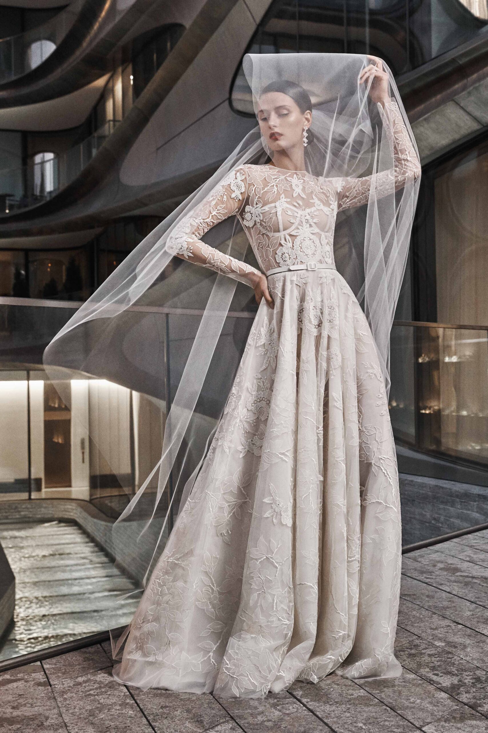 Naeem Khan F/W 19 Bridal Look 1