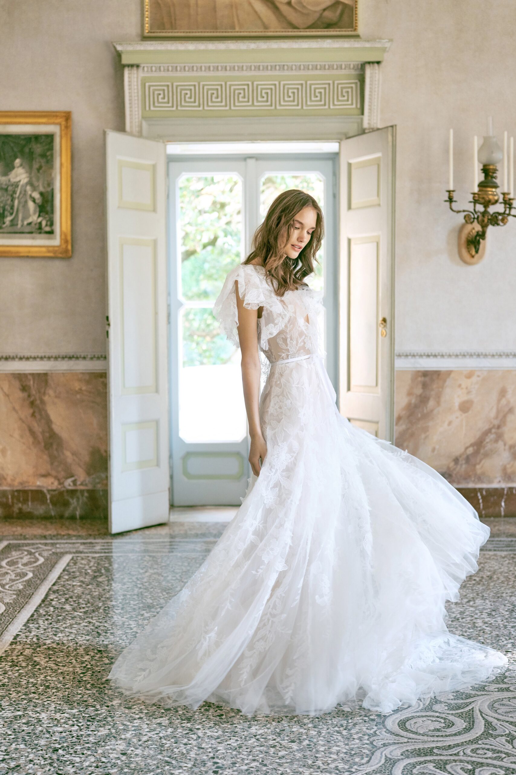 Monique Lhuillier F/W 20 Bridal Look 2