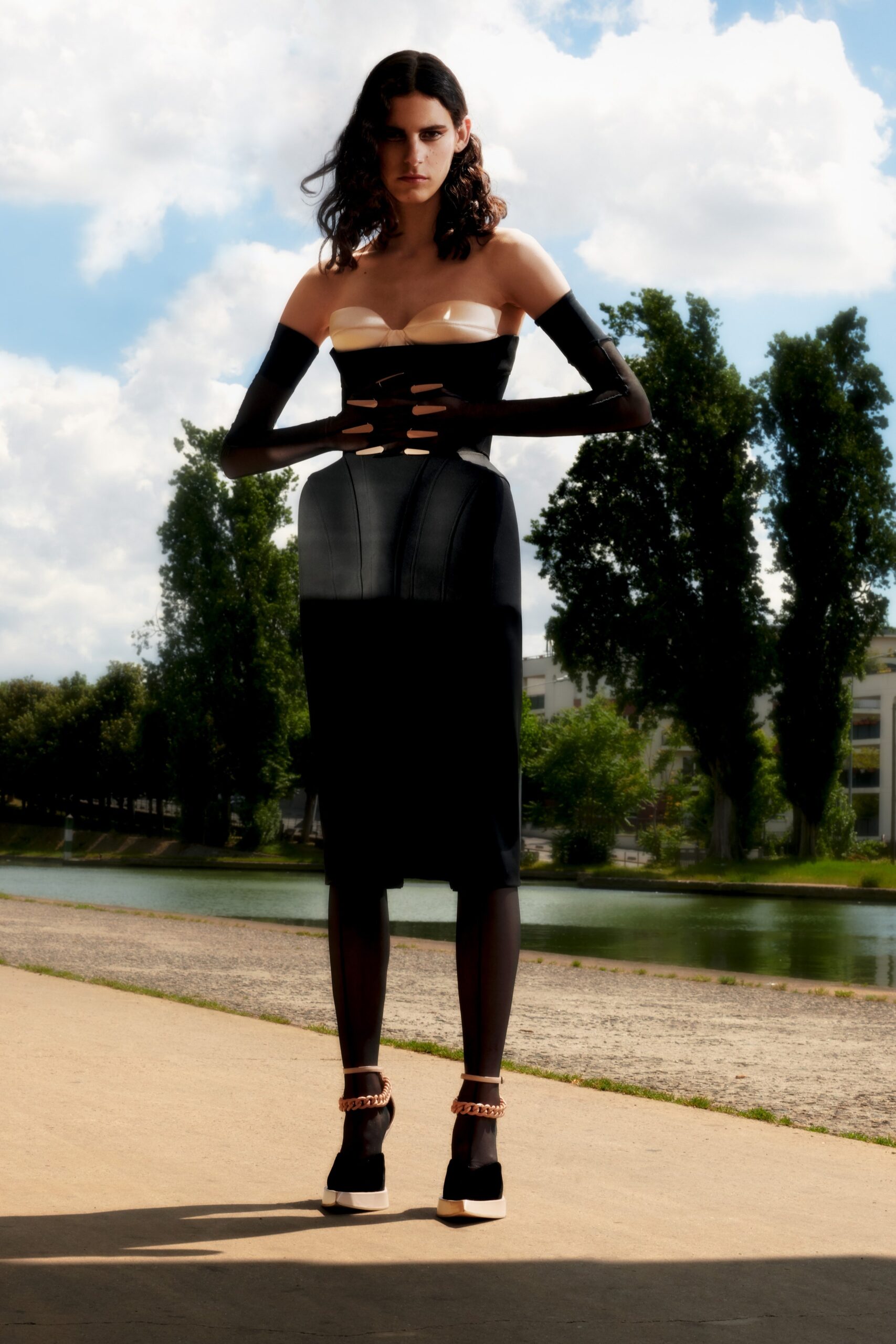 Mugler Resort 20 Look 3