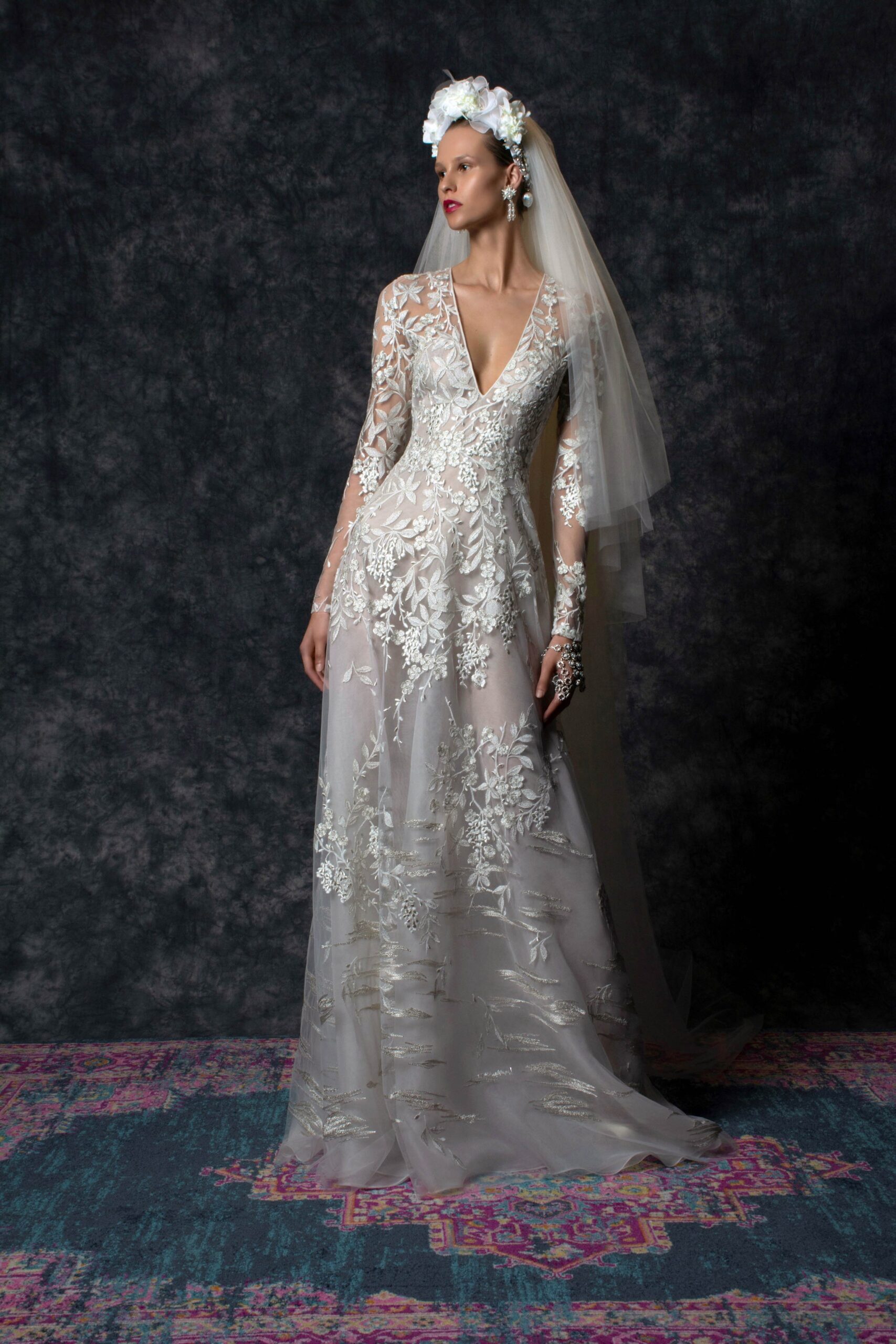 Naeem Khan S/S 20 Bridal Look 3