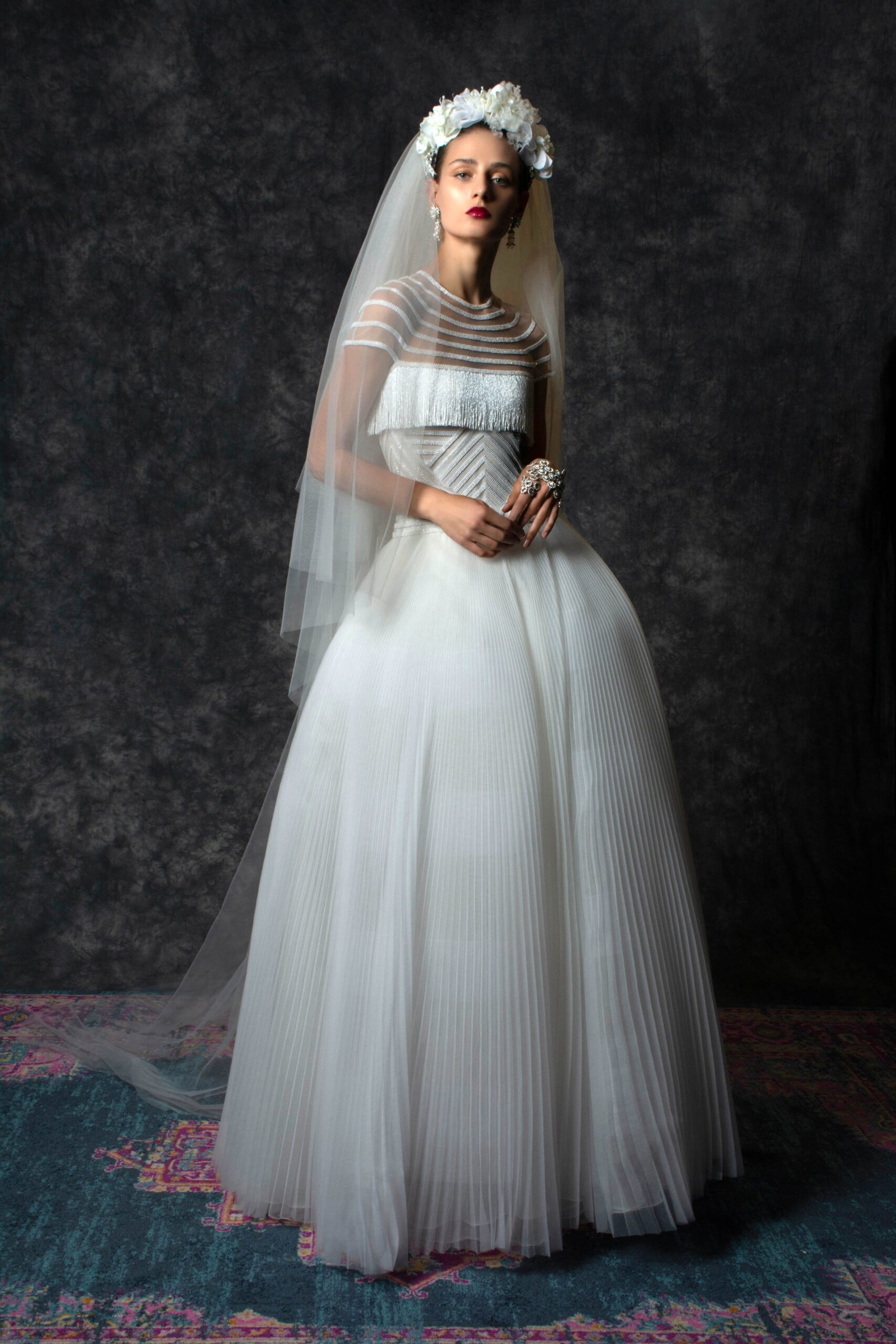 Naeem Khan S/S 20 Bridal Look 5