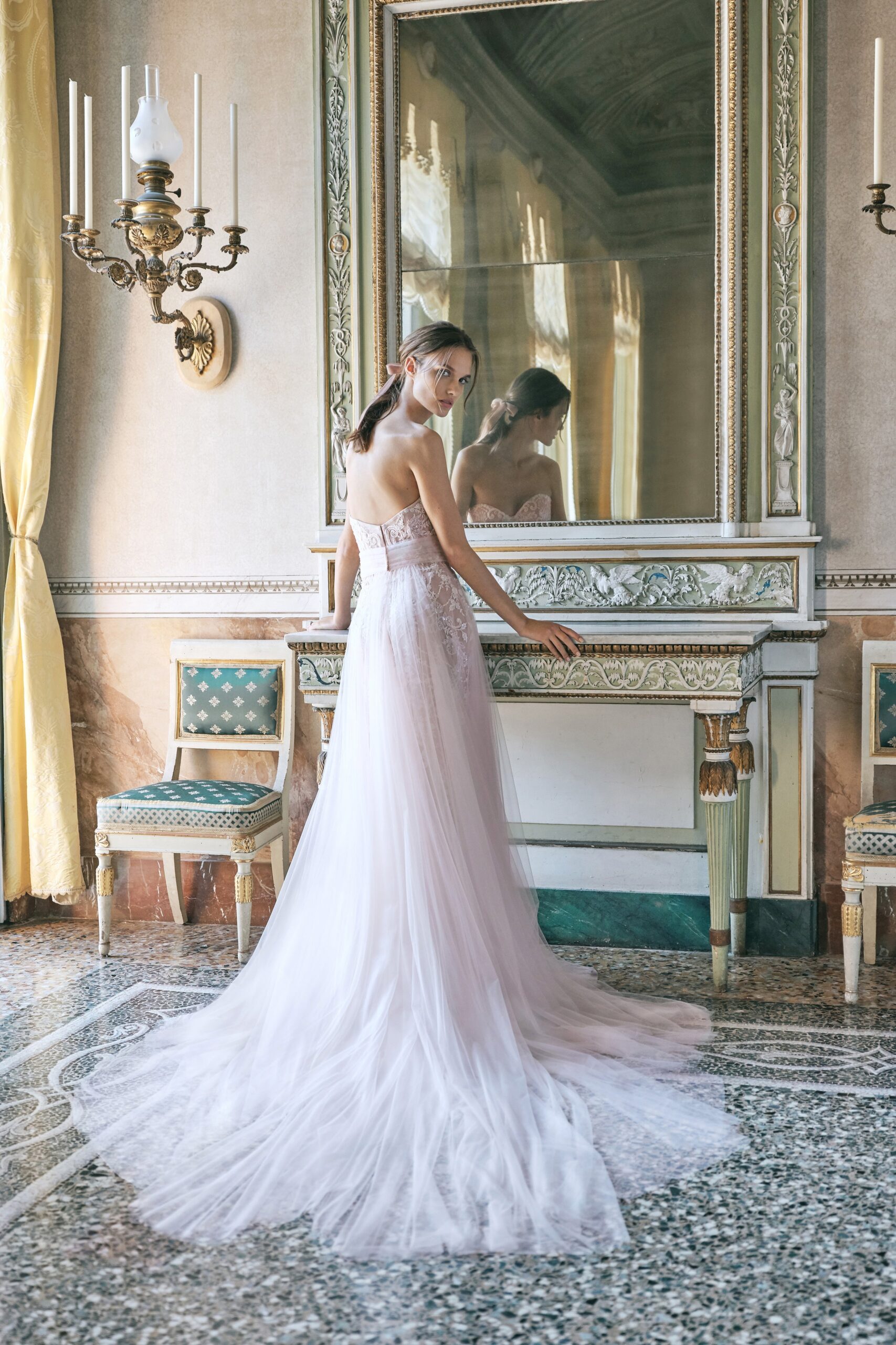 Monique Lhuillier F/W 20 Bridal Look 8