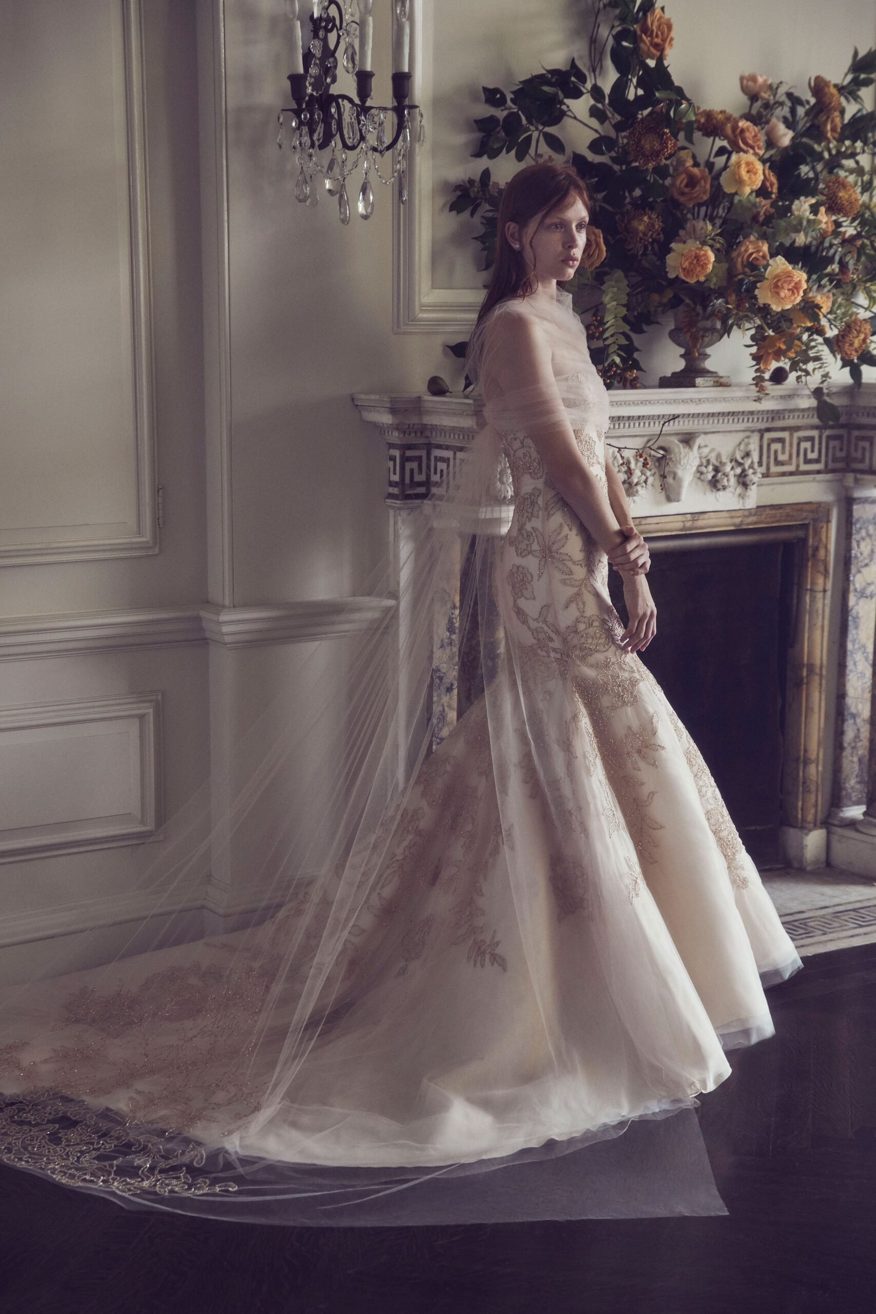 Monique Lhuillier F/W 19 Bridal Look 10