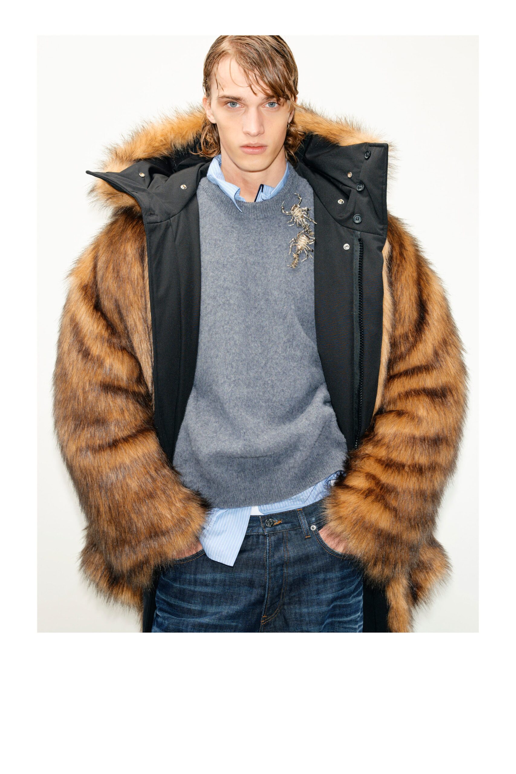 No. 21 F/W 23 Menswear Look 13