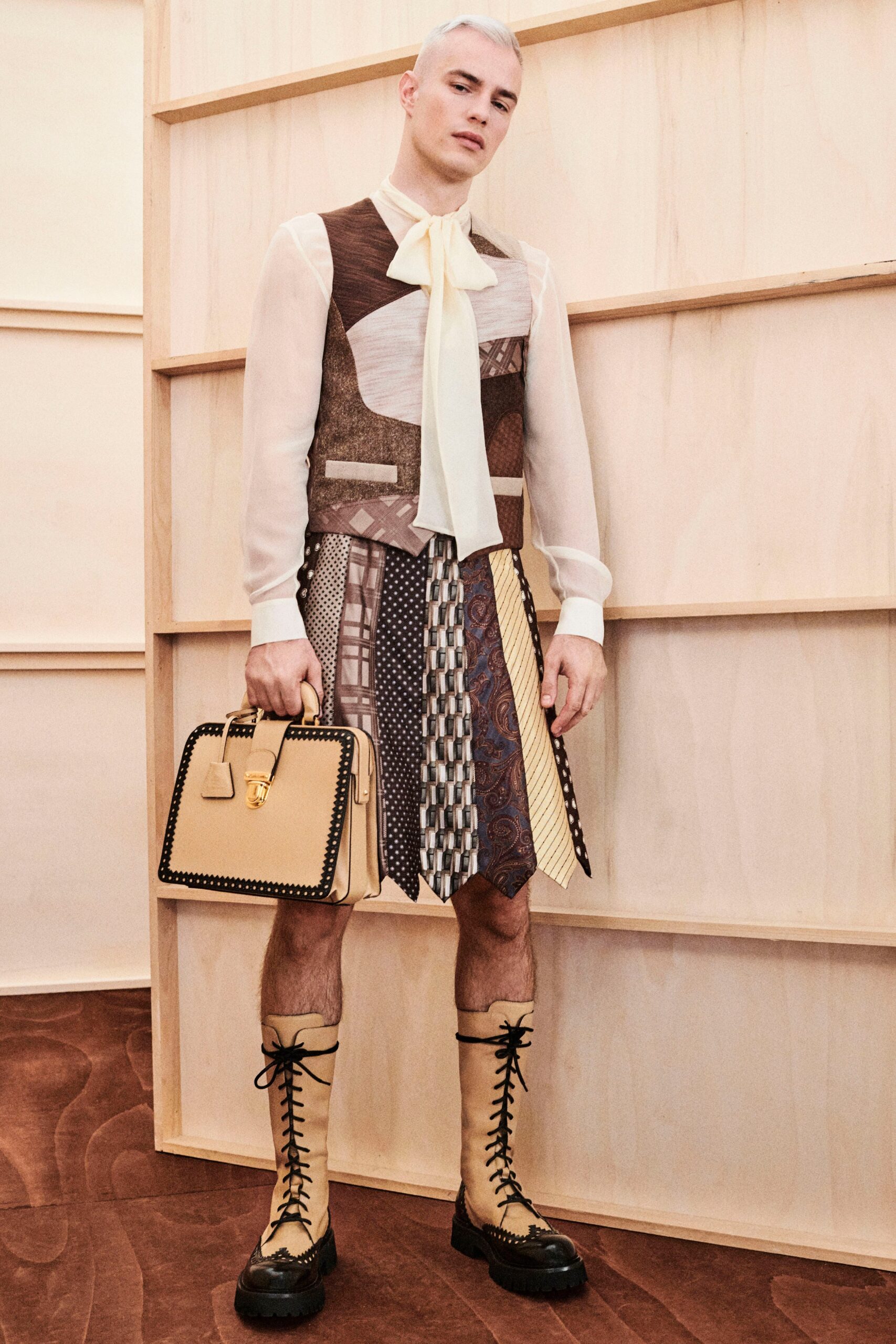 Moschino F/W 23 Menswear Look 14