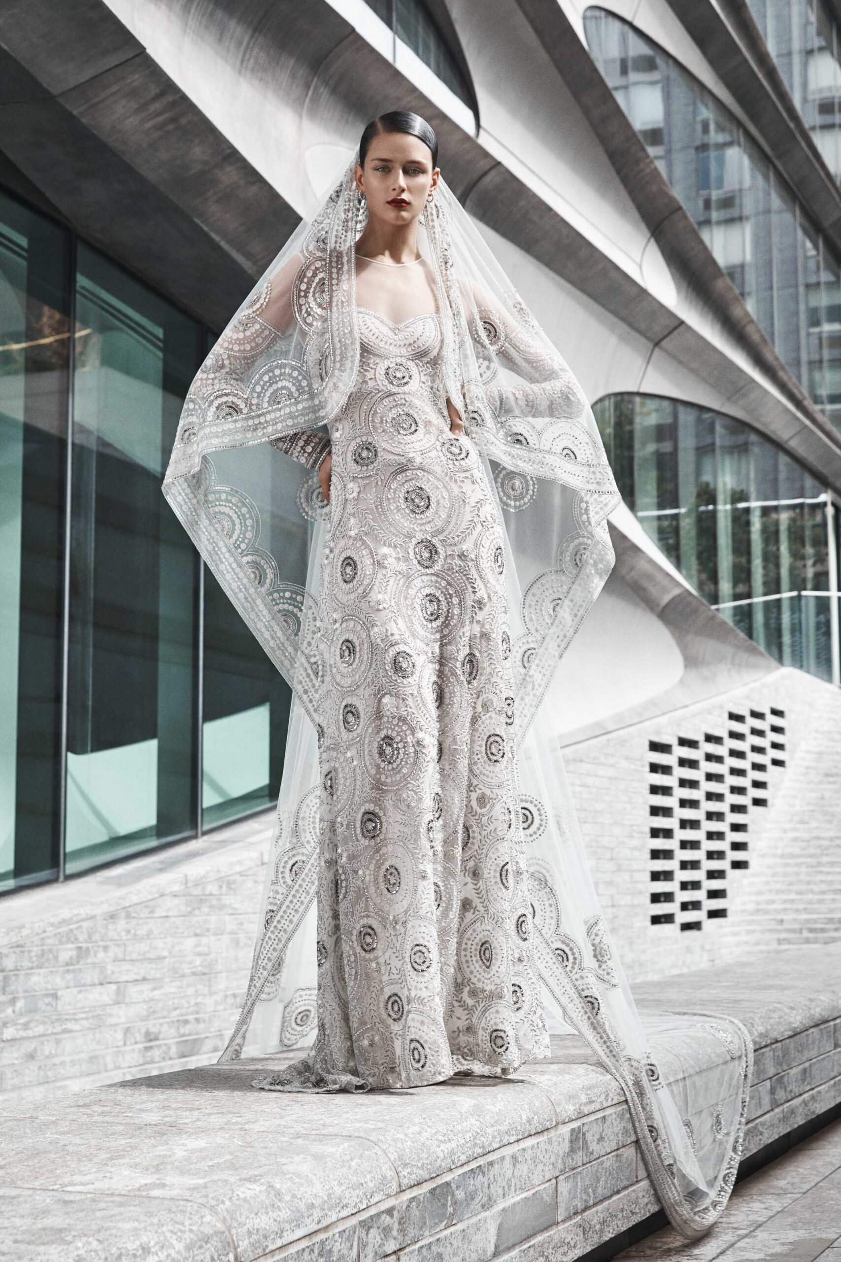 Naeem Khan F/W 19 Bridal Look 15