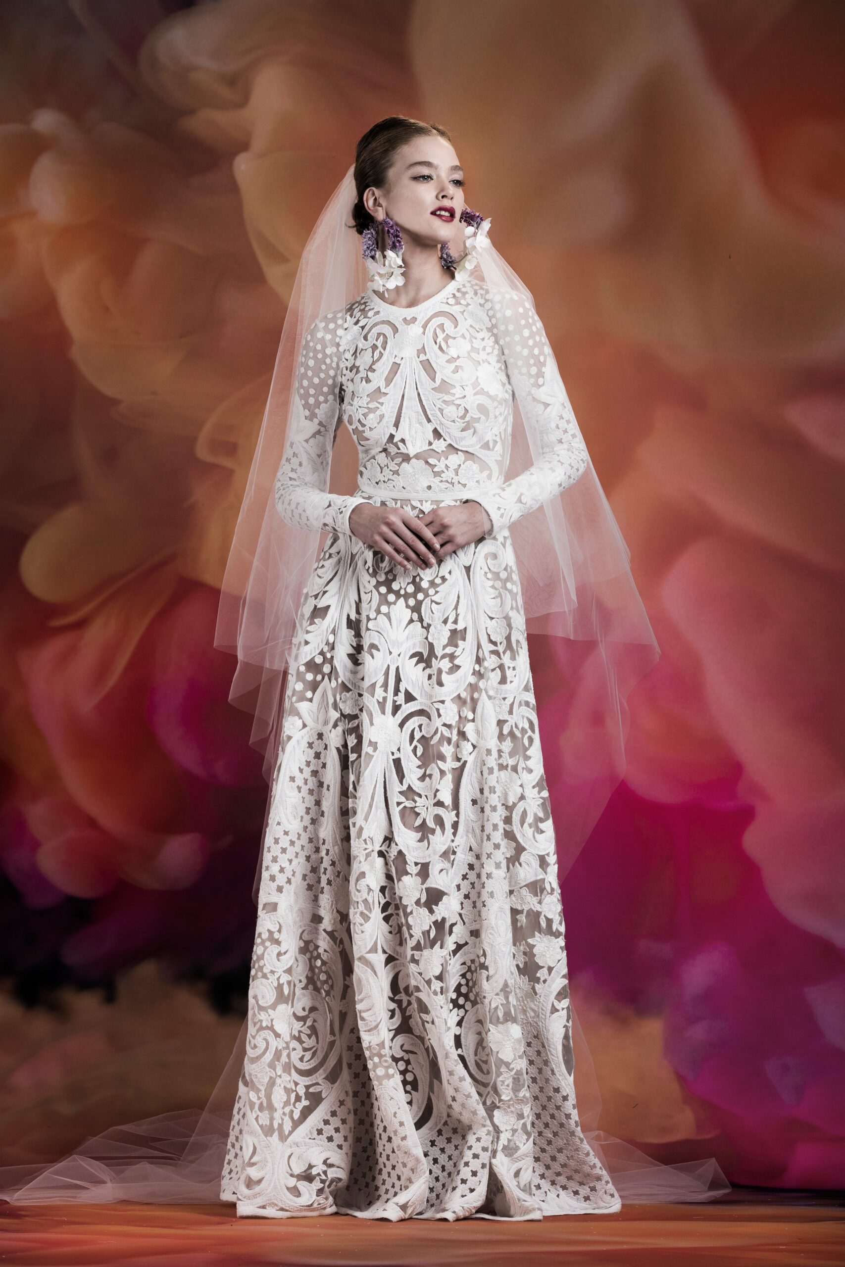 Naeem Khan F/W 20 Bridal Look 16