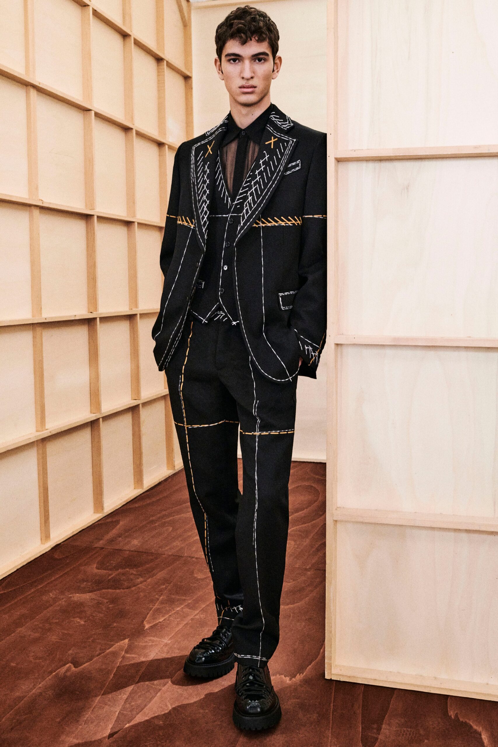 Moschino F/W 23 Menswear Look 27