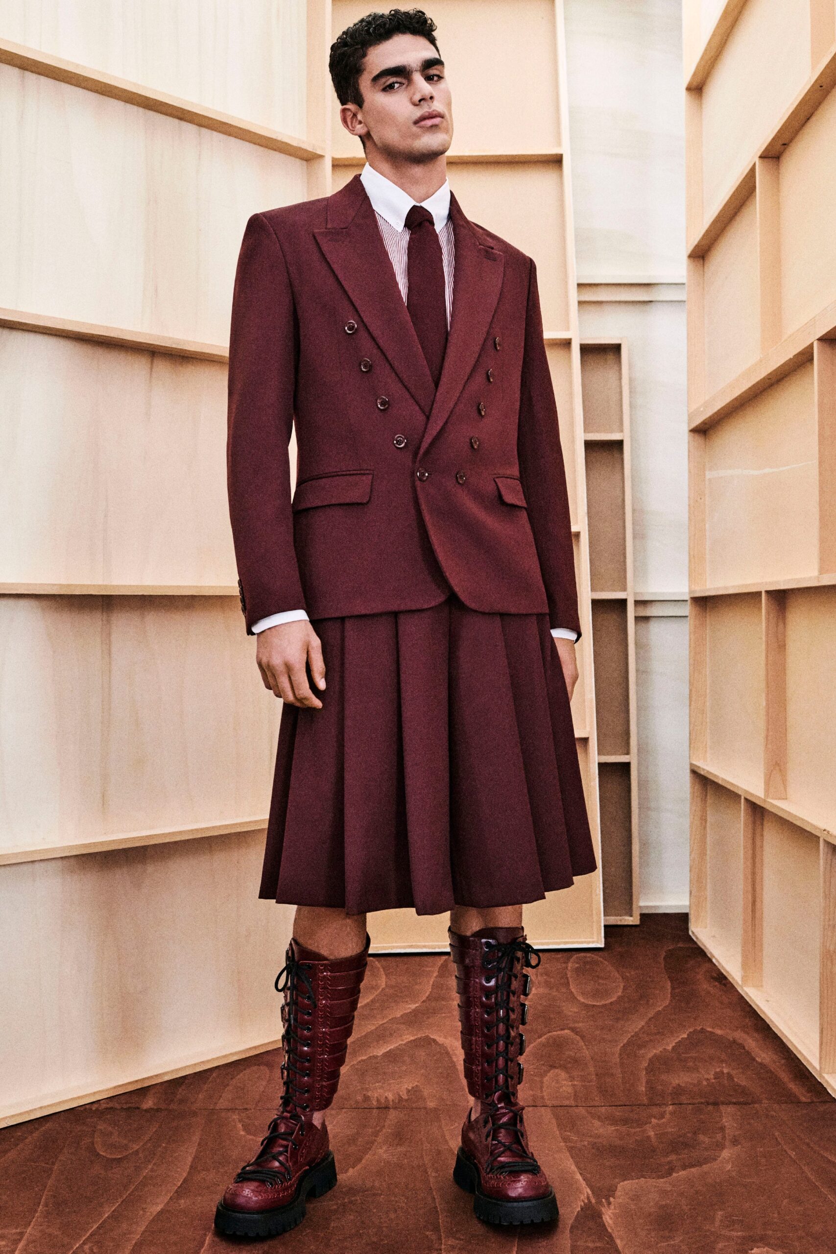 Moschino F/W 23 Menswear Look 50