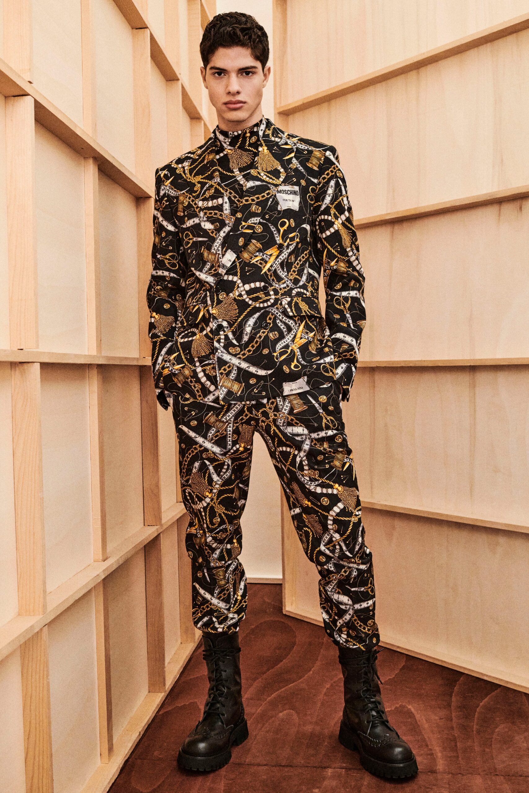 Moschino F/W 23 Menswear Look 56