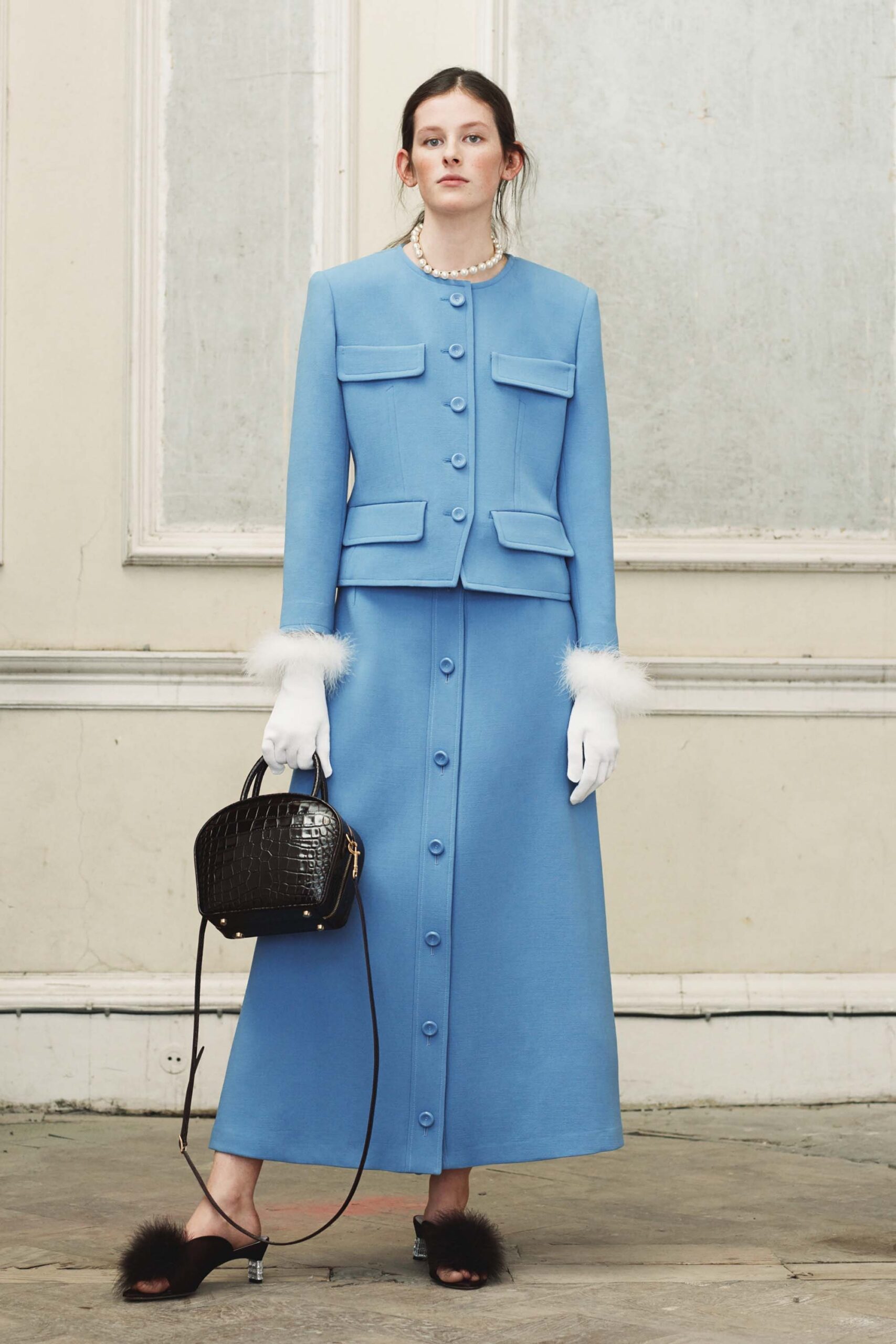 Mulberry F/W 18 Look 1