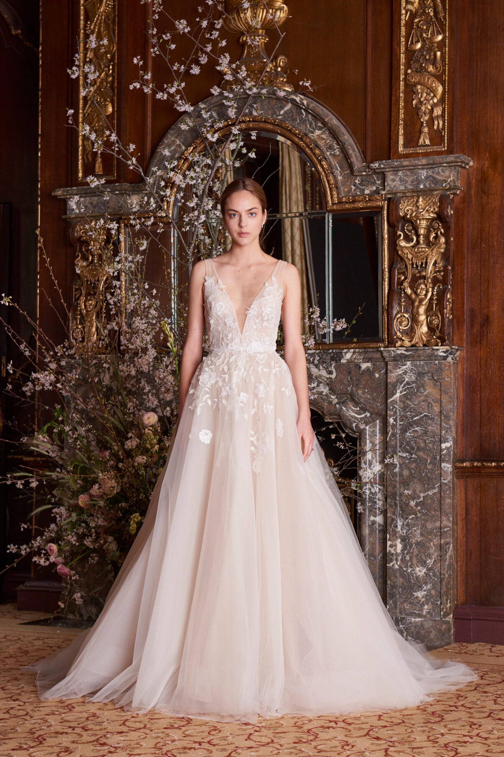 Monique Lhuillier S/S 19 Bridal Look 13