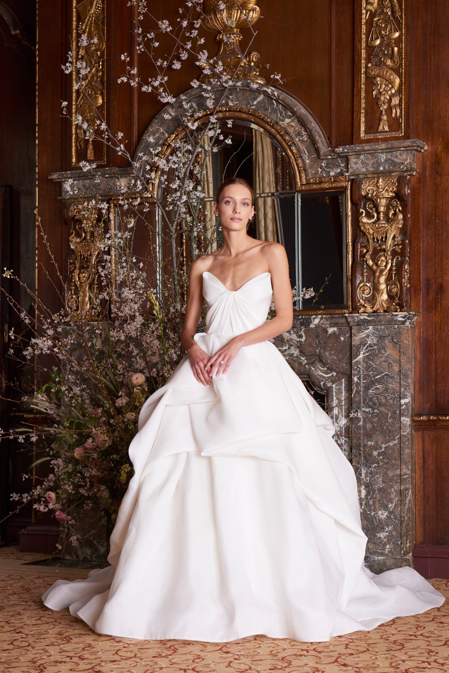 Monique Lhuillier S/S 19 Bridal Look 14