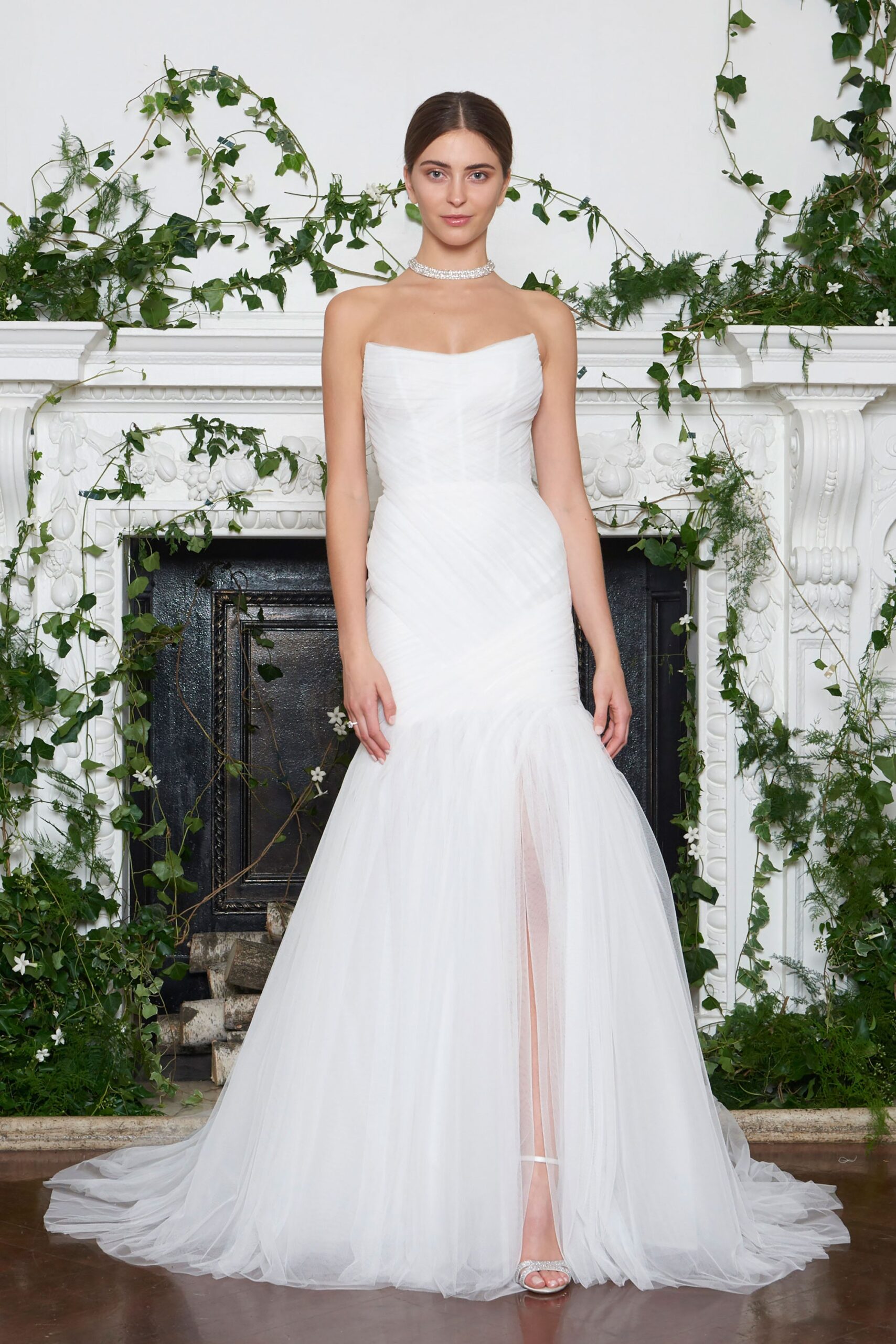 Monique Lhuillier F/W 18 Bridal Look 3