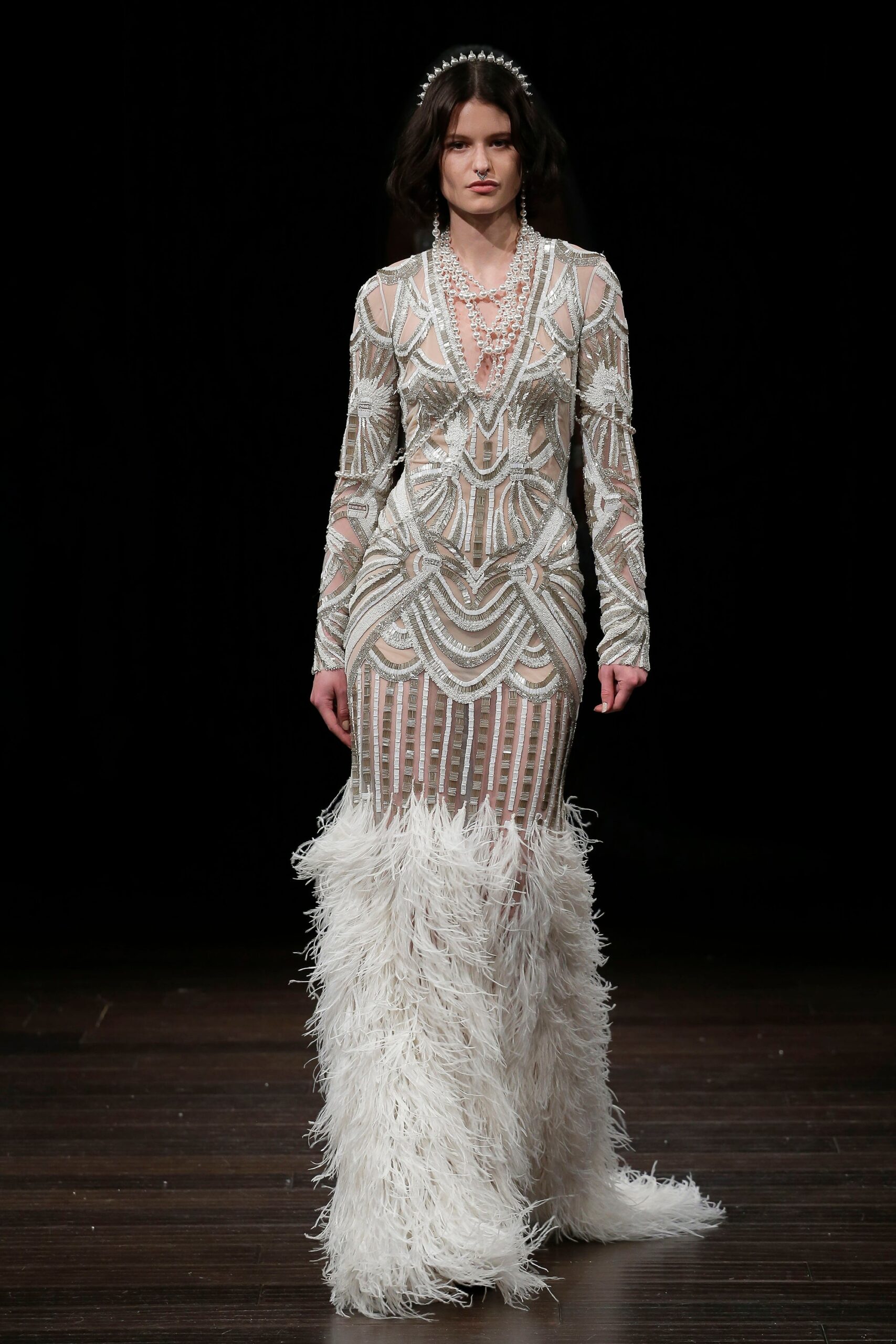Naeem Khan S/S 18 Bridal Look 10