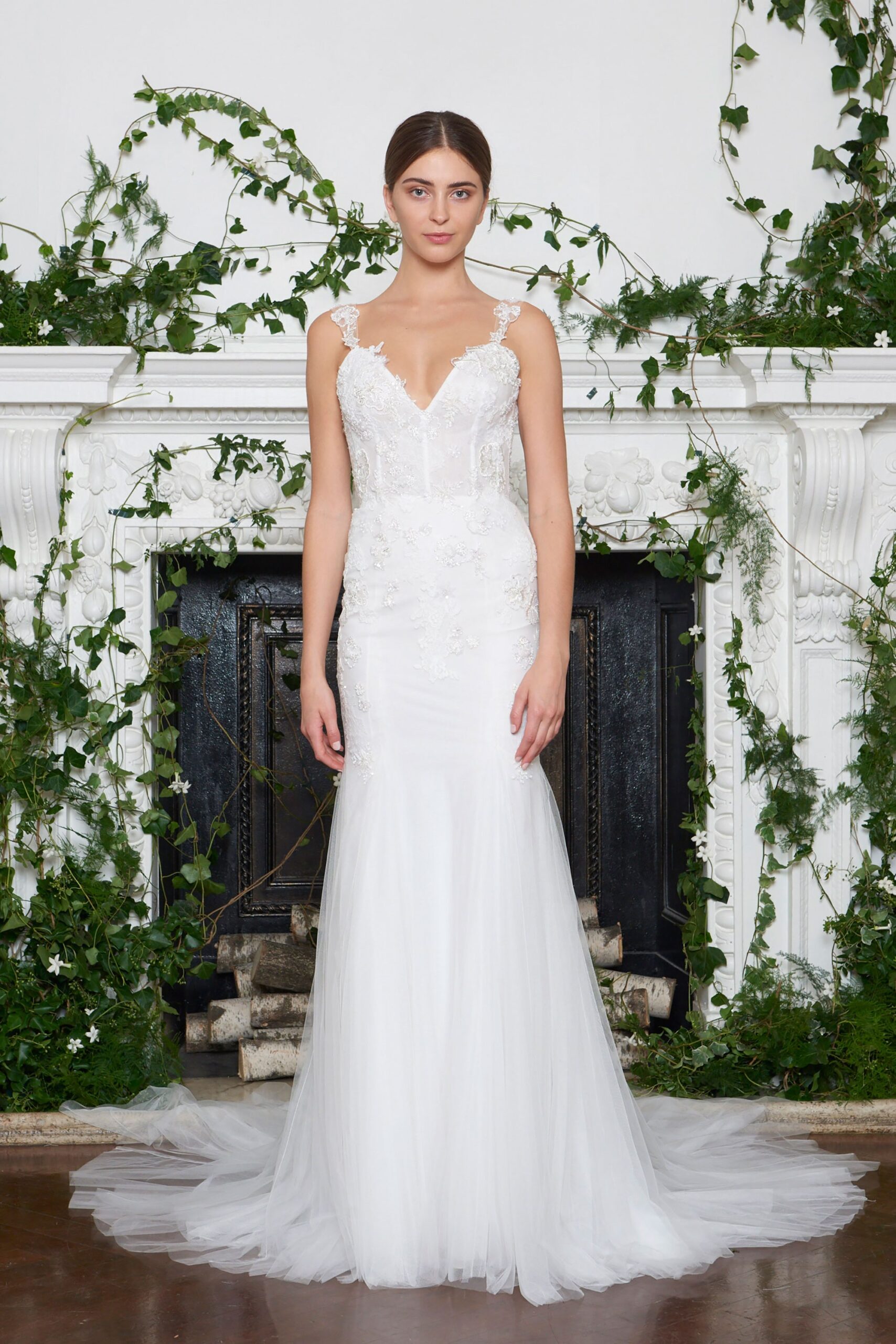 Monique Lhuillier F/W 18 Bridal Look 15