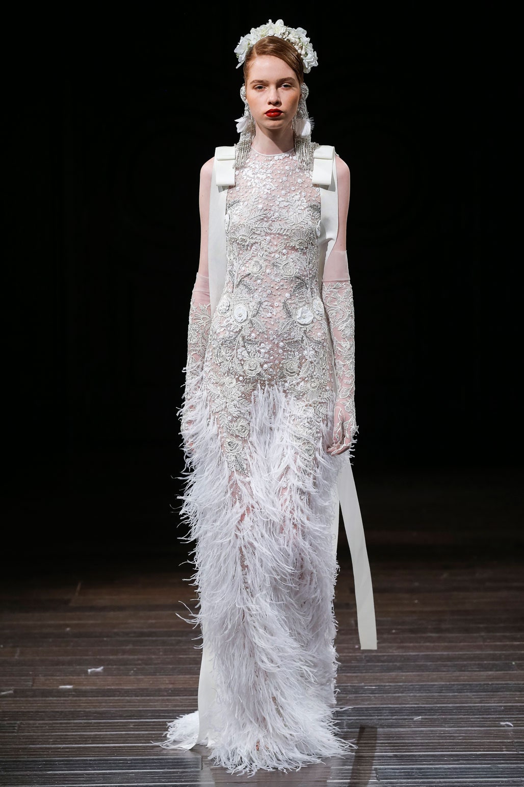 Naeem Khan F/W 18 Bridal Look 17