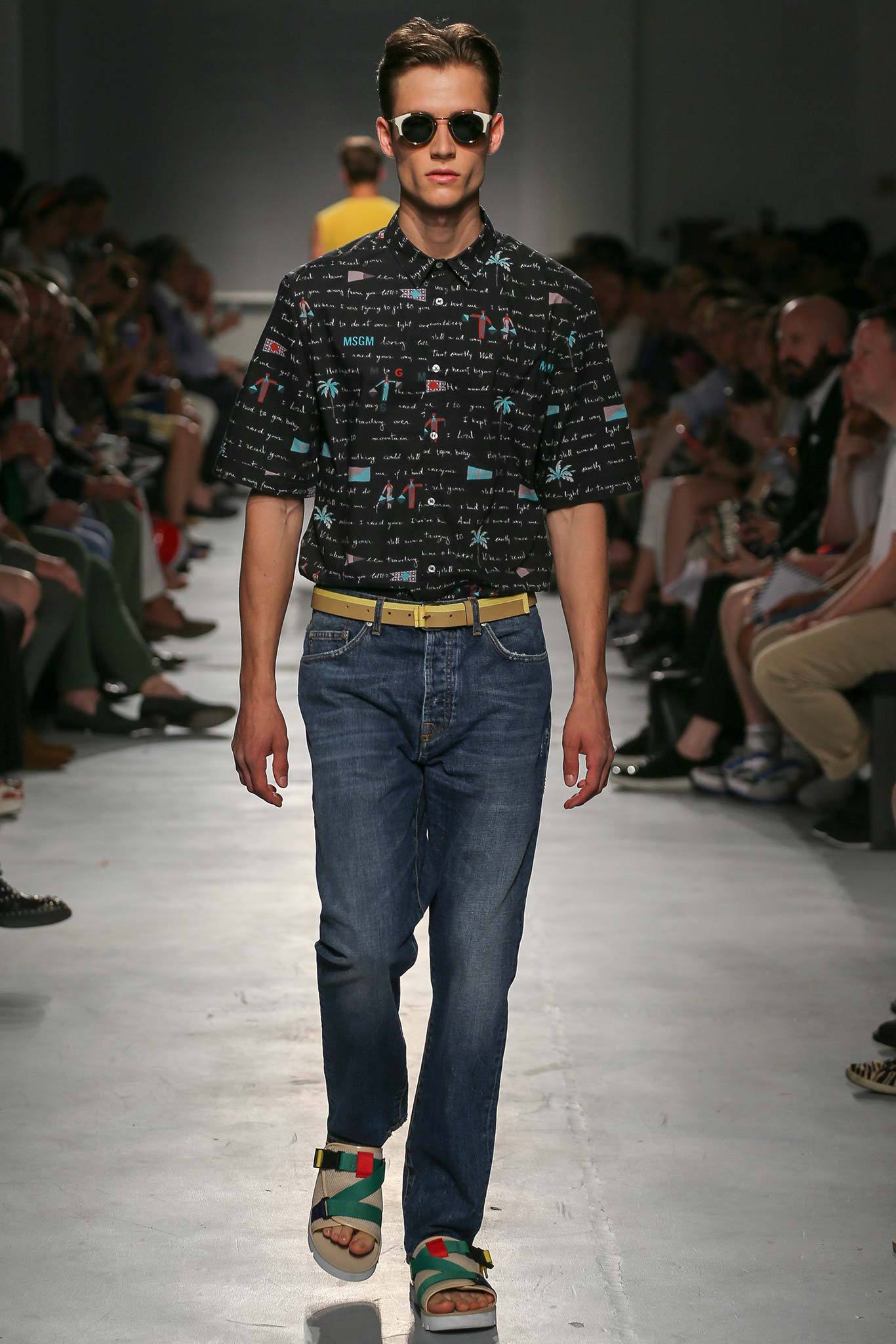 MSGM S/S 15 Menswear Look 18
