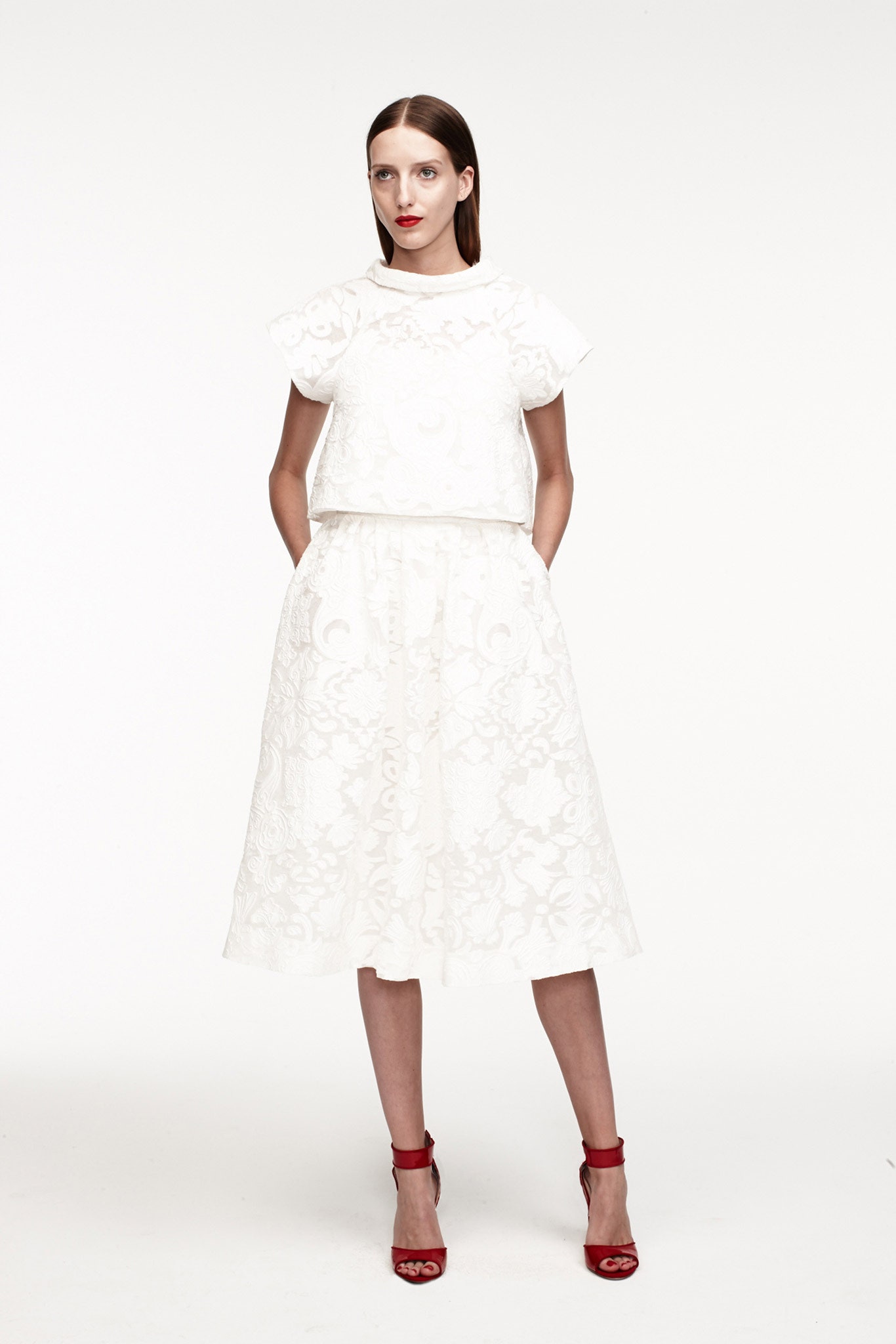 Monique Lhuillier Resort 15 Look 6