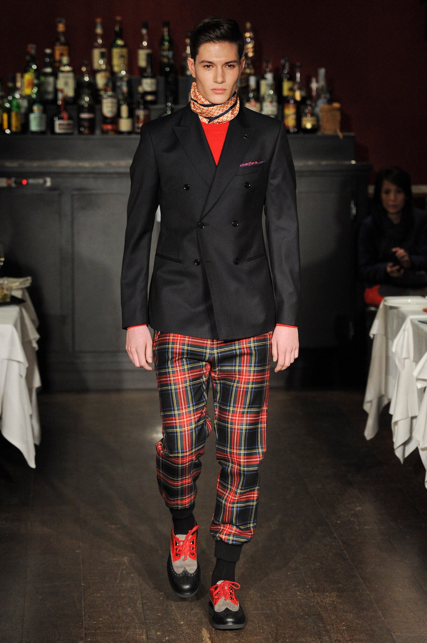 Moschino F/W 13 Menswear Look 1
