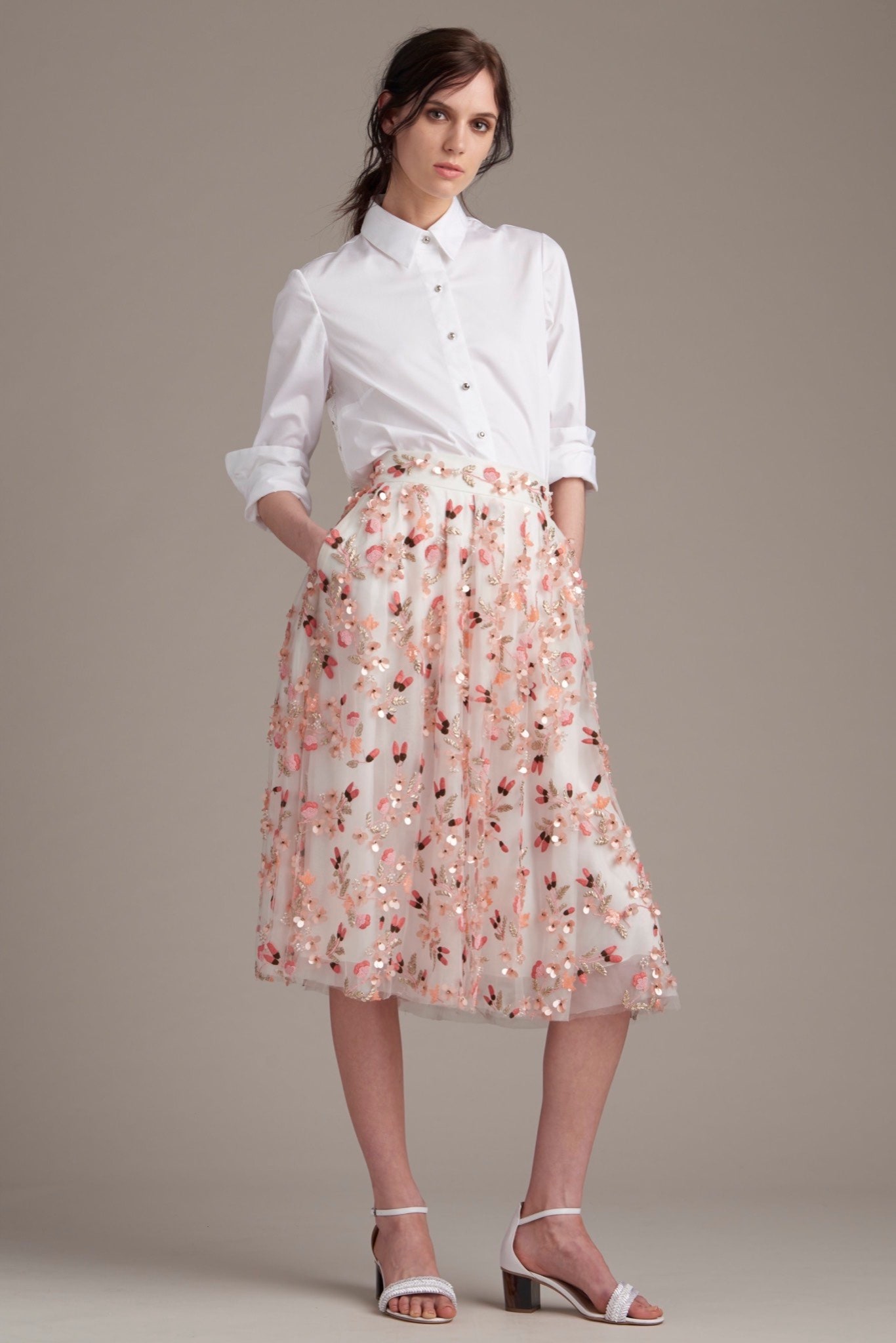 Monique Lhuillier Resort 16 Look 6