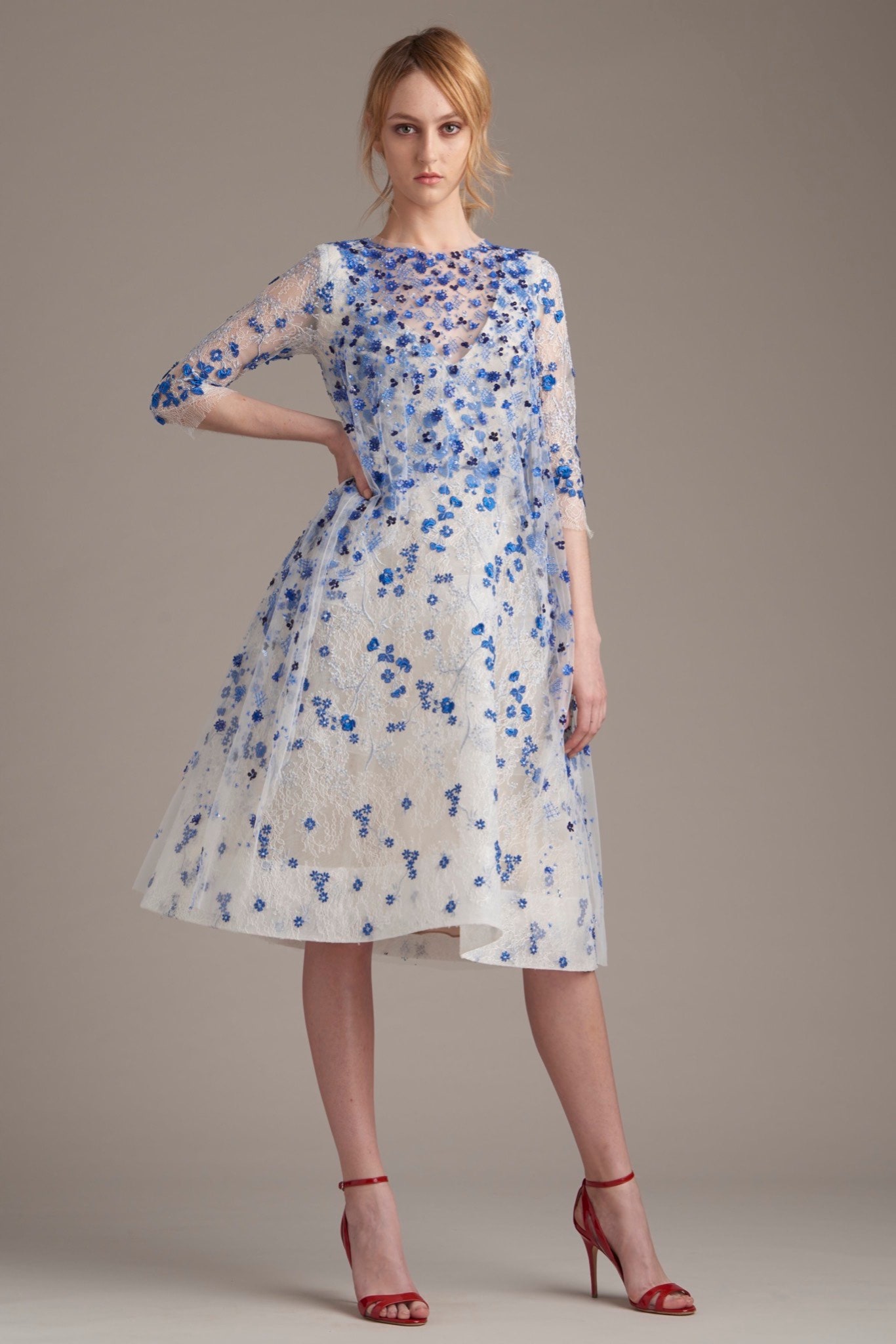 Monique Lhuillier Resort 16 Look 31