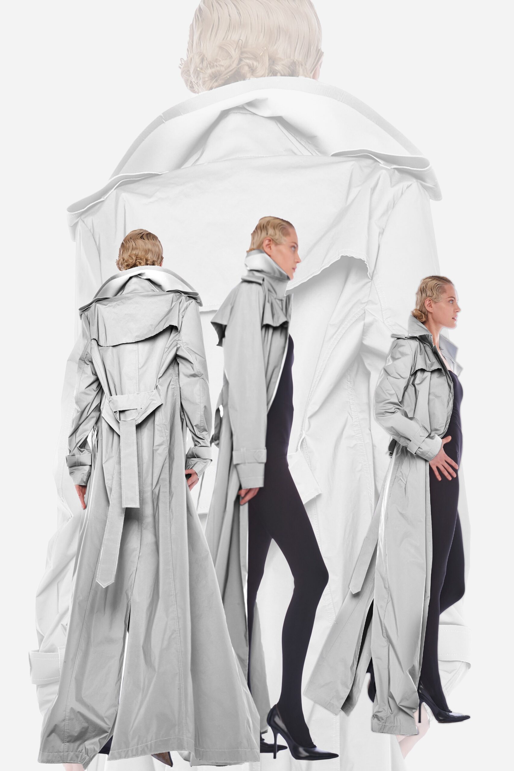 Norma Kamali F/W 23 Look 1