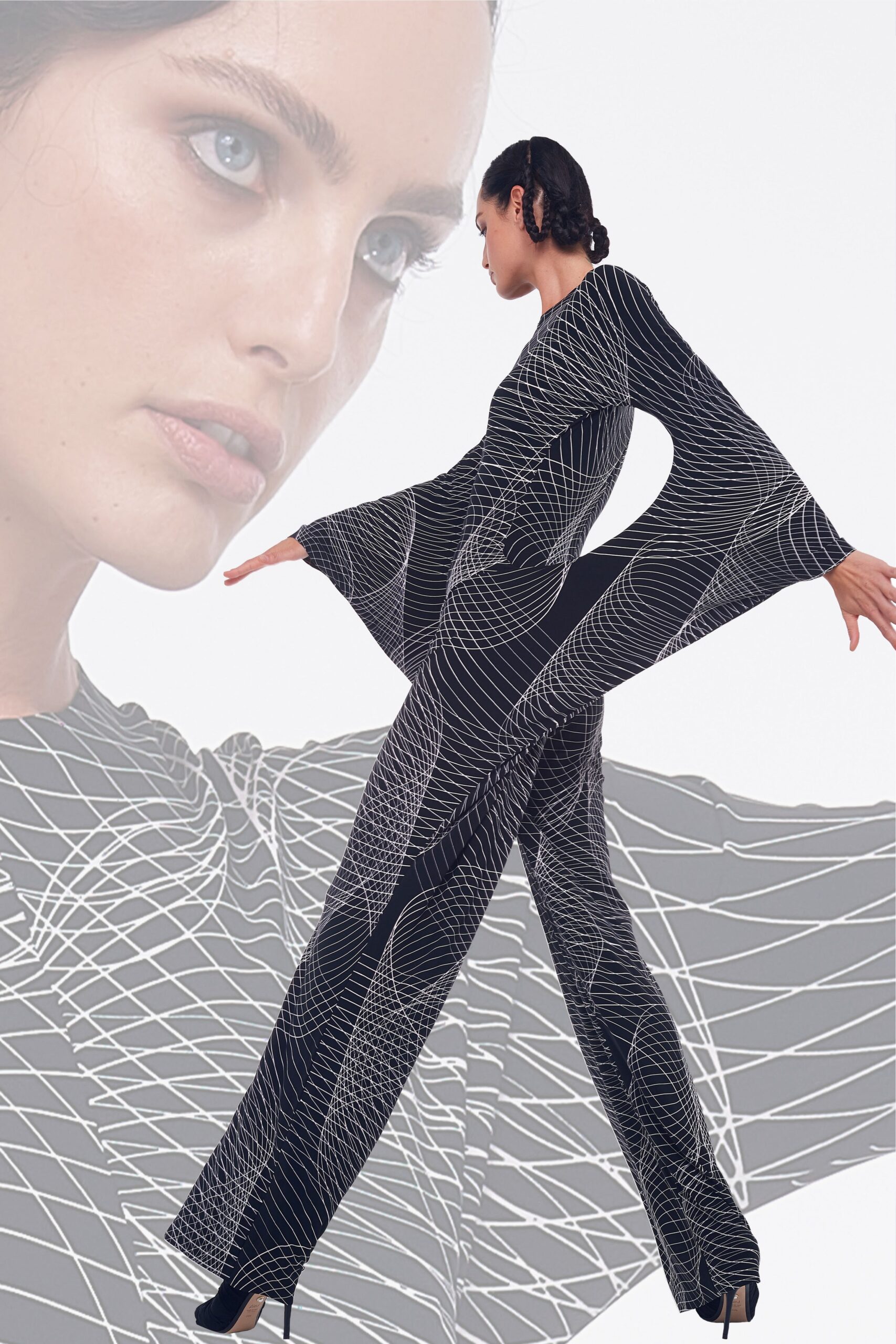 Norma Kamali S/S 20 Look 2