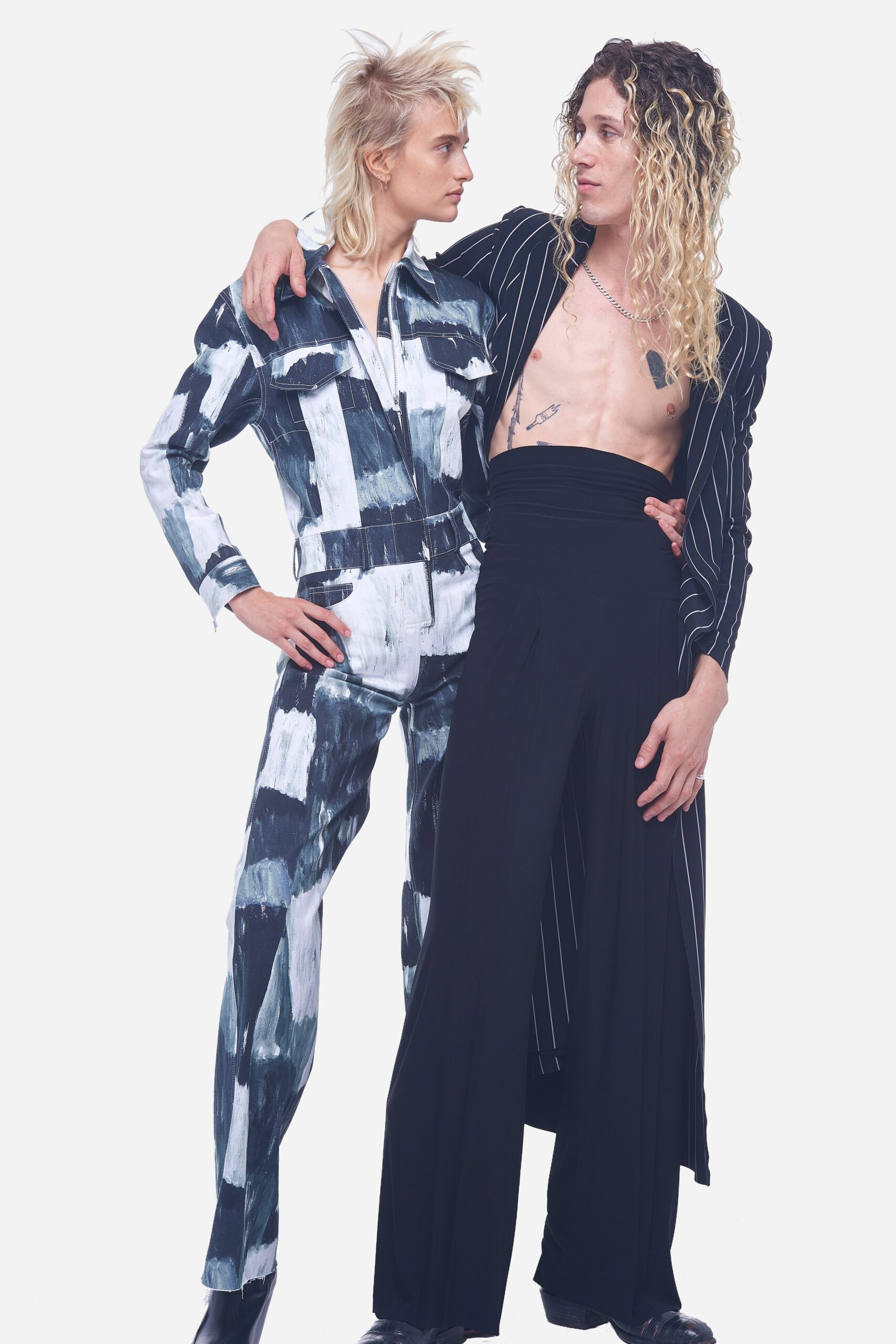Norma Kamali S/S 19 Menswear Look 12