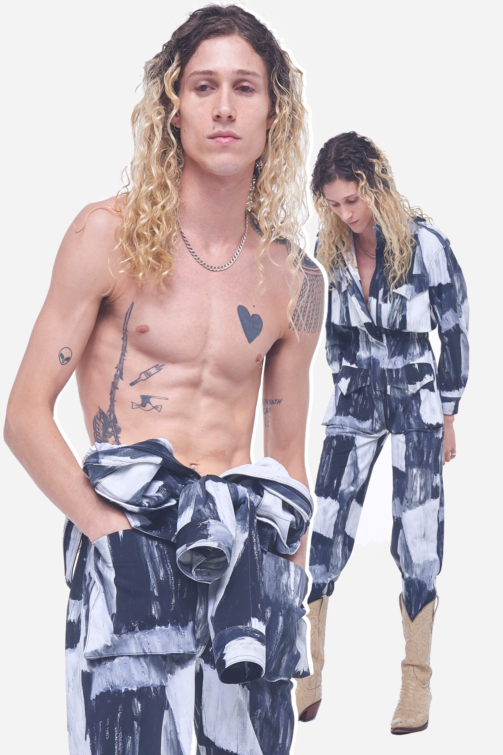 Norma Kamali S/S 19 Menswear Look 13