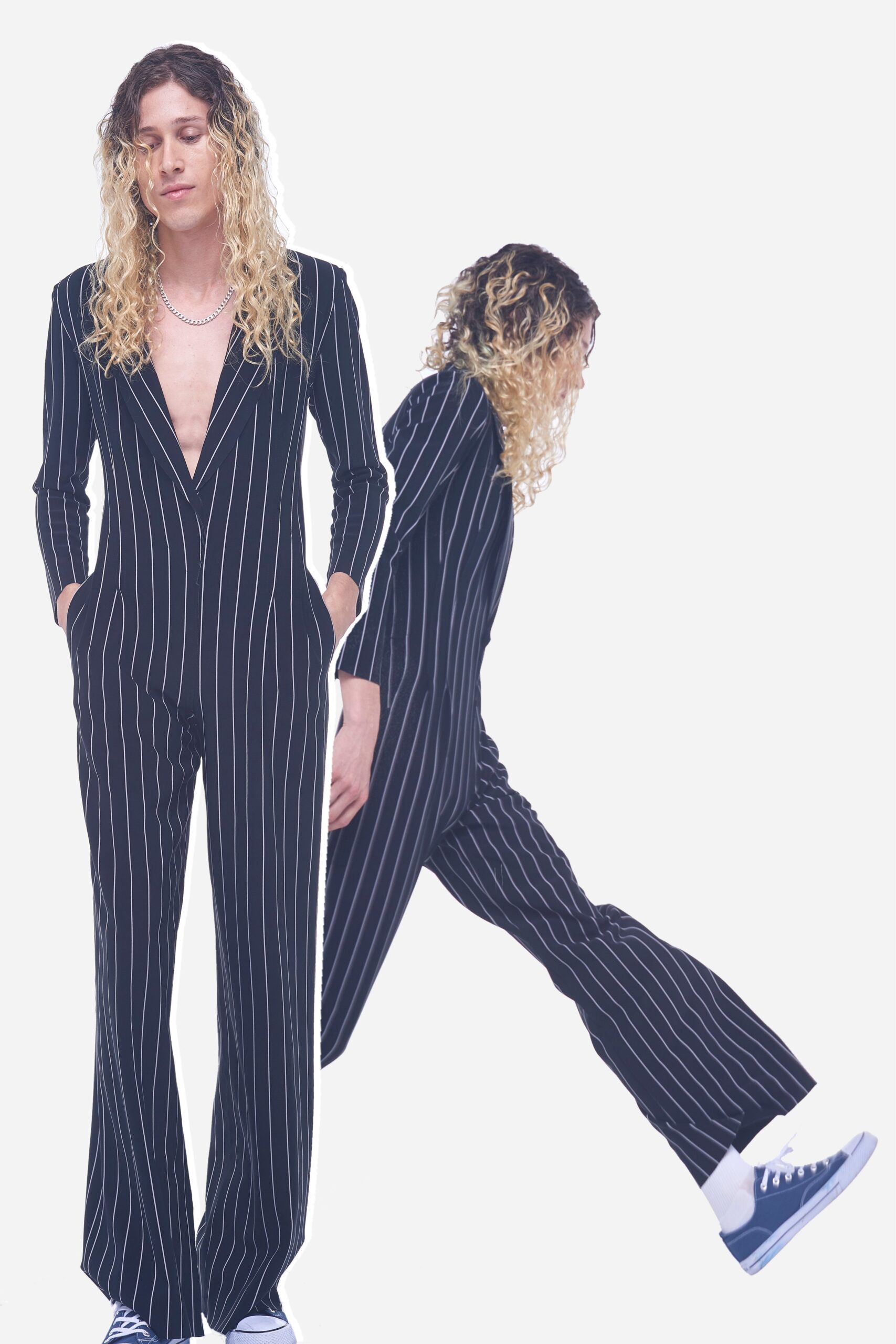 Norma Kamali S/S 19 Menswear Look 14