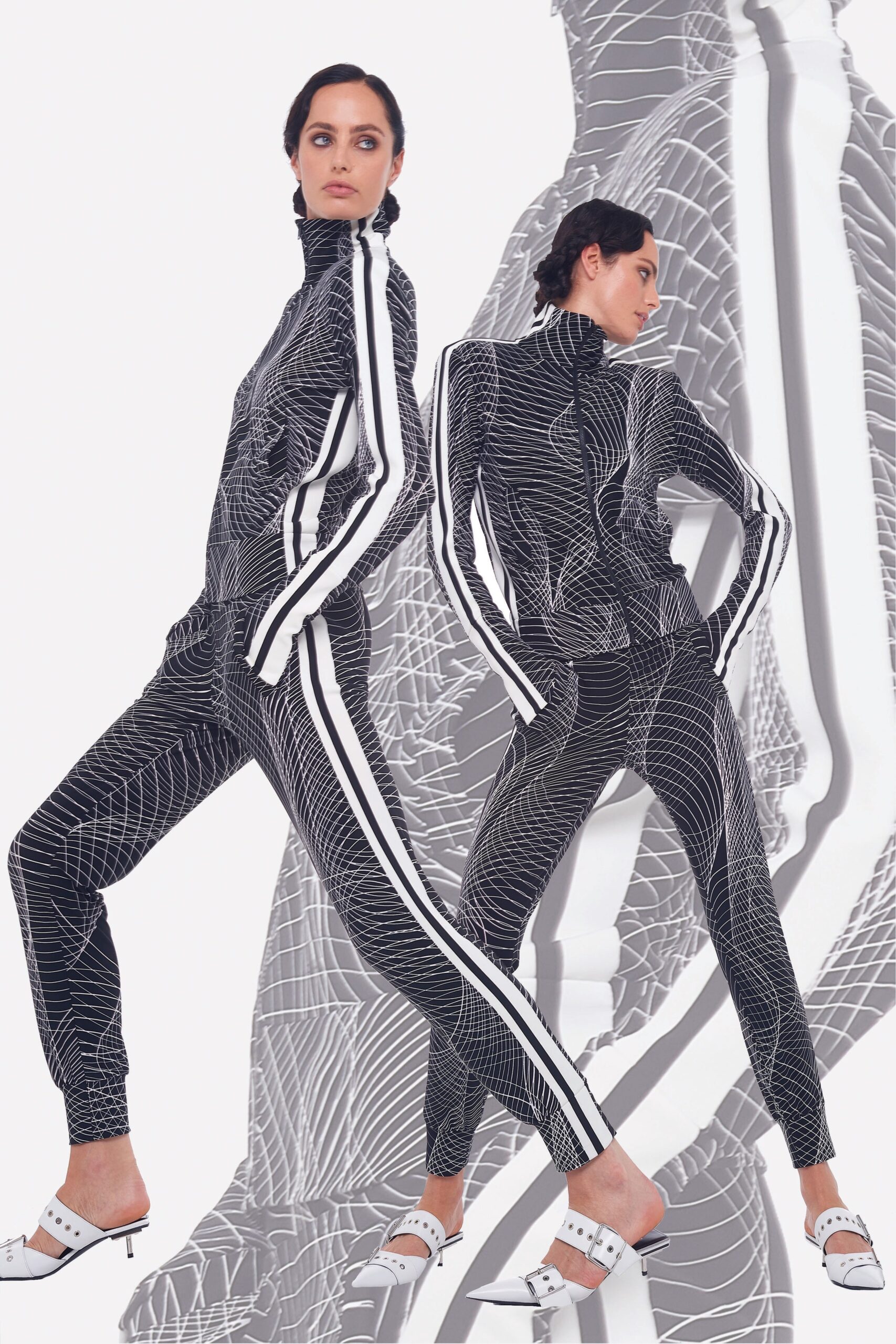 Norma Kamali S/S 20 Look 36