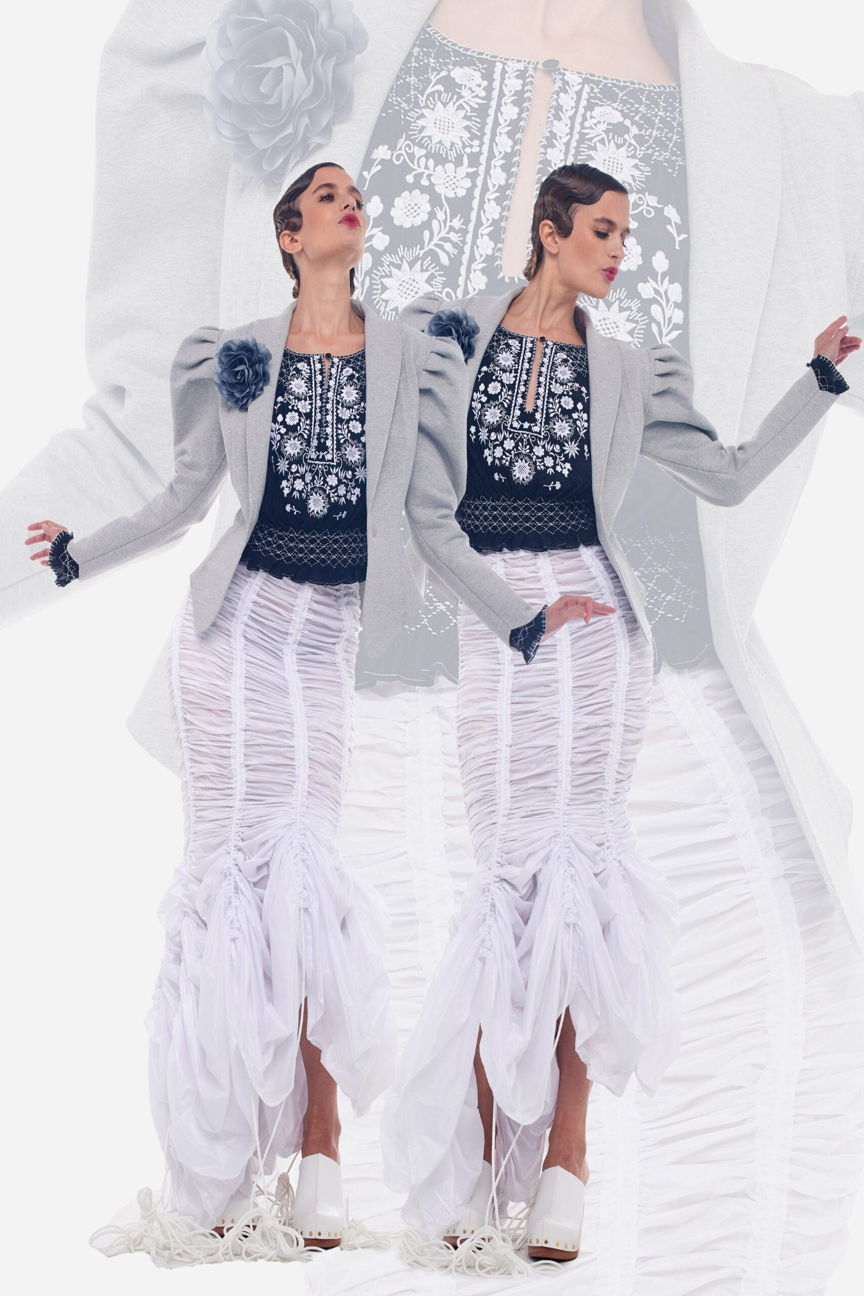 Norma Kamali S/S 22 Look 49