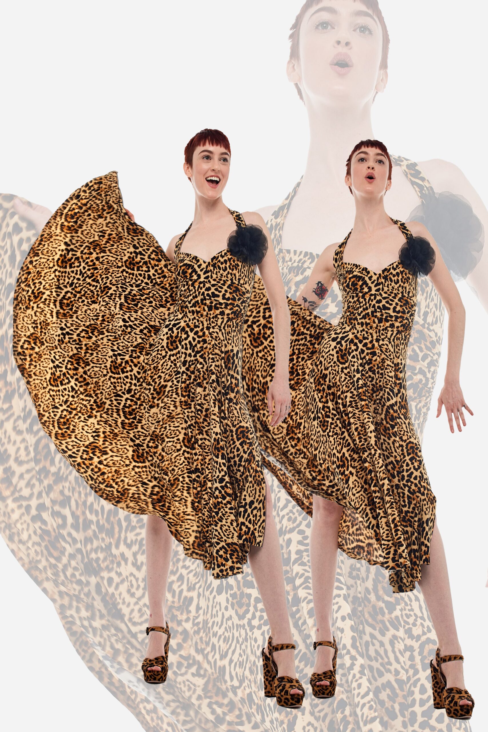 Norma Kamali F/W 22 Look 50