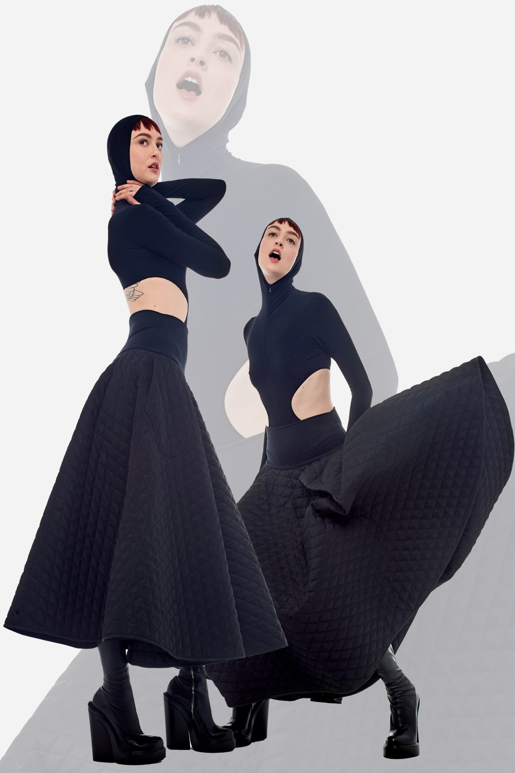 Norma Kamali F/W 22 Look 58