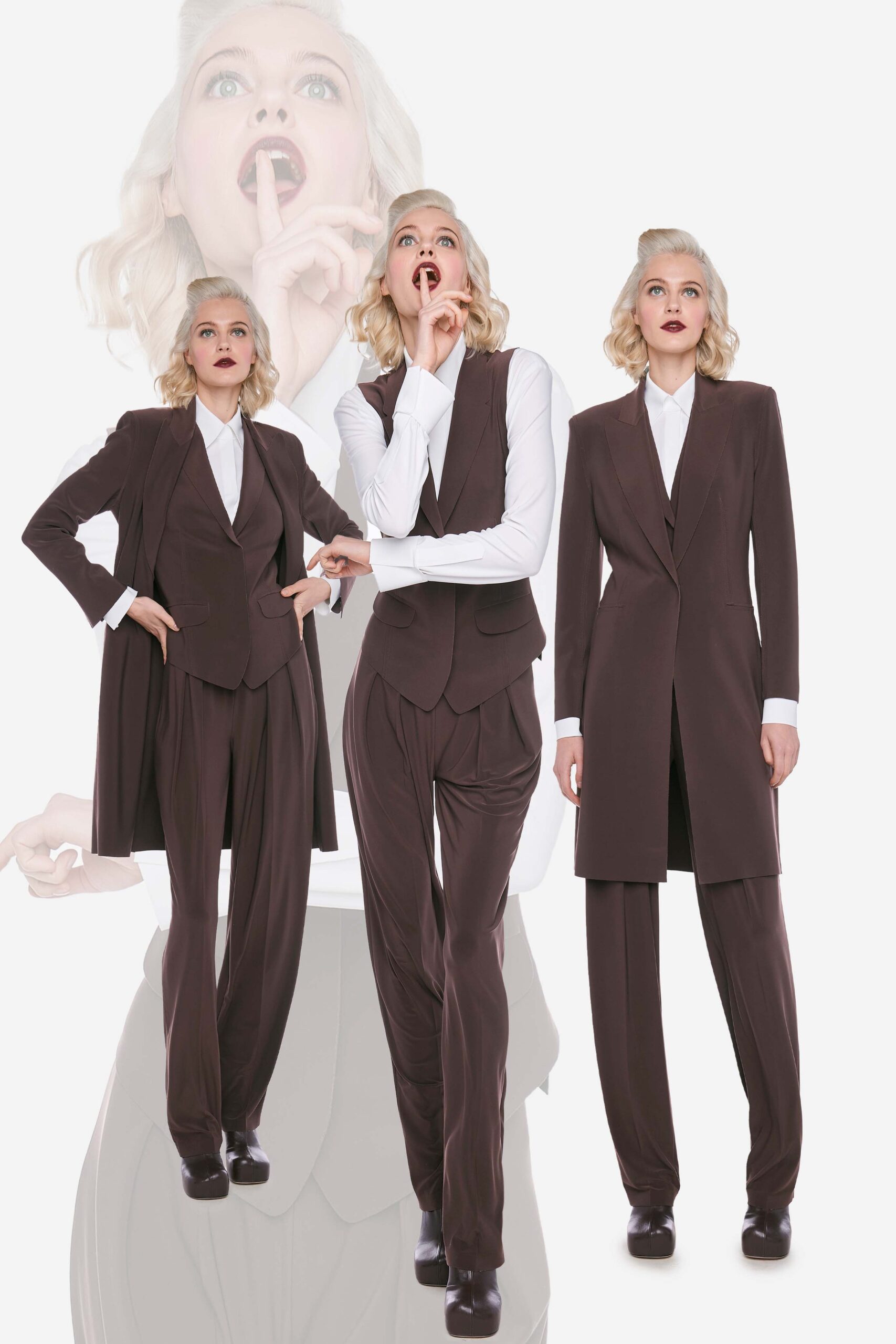 Norma Kamali F/W 23 Look 62