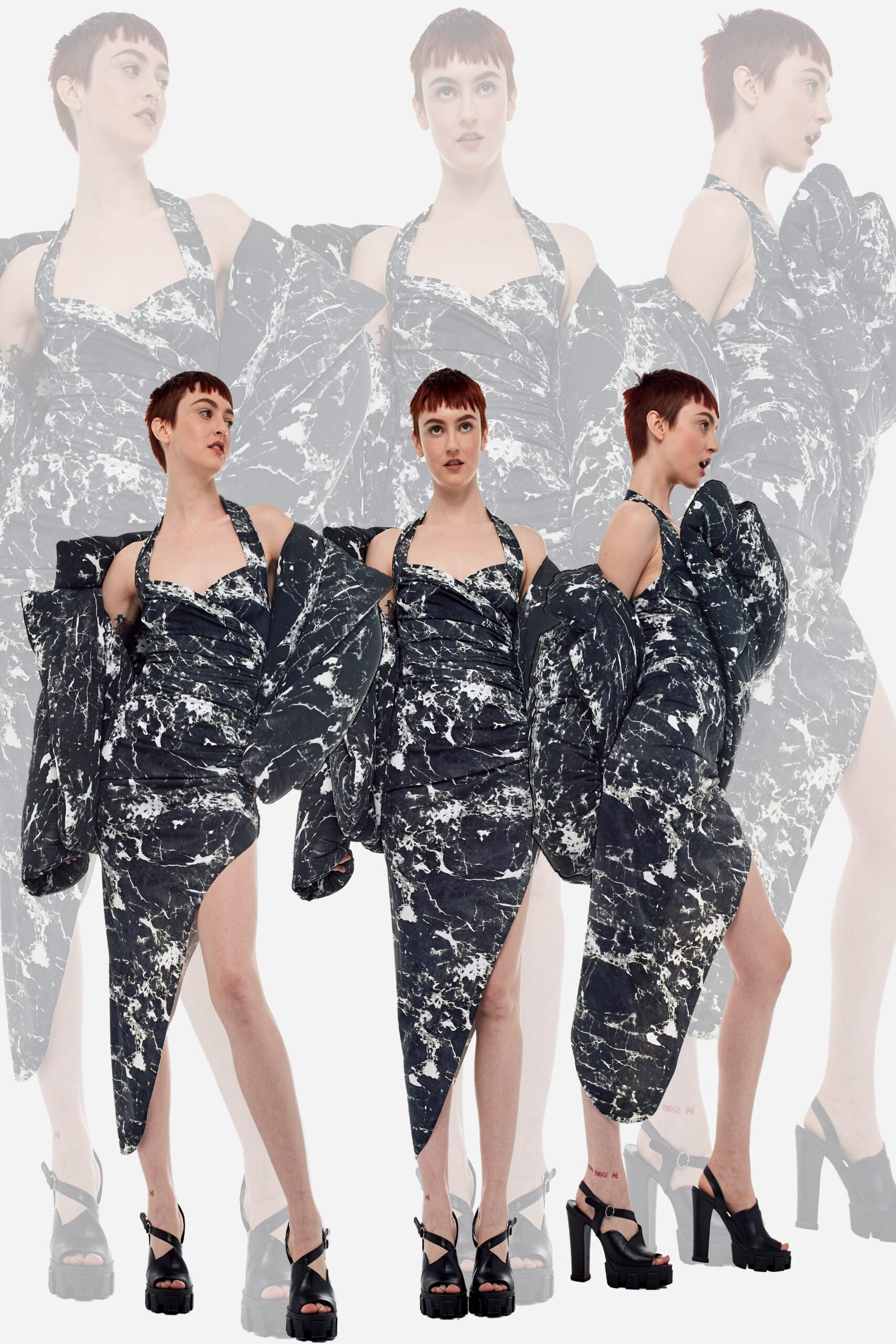 Norma Kamali F/W 22 Look 65