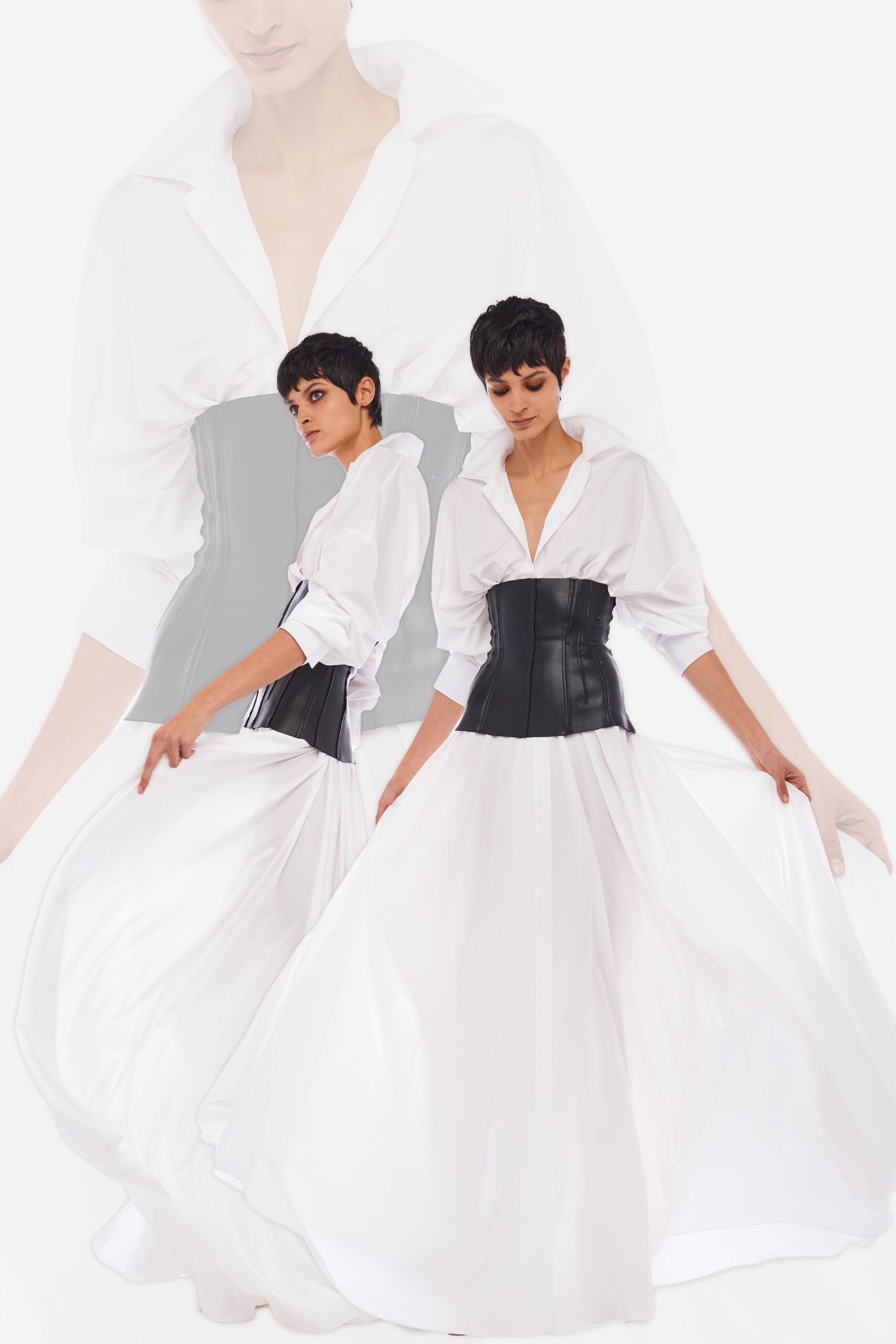 Norma Kamali F/W 23 Look 65