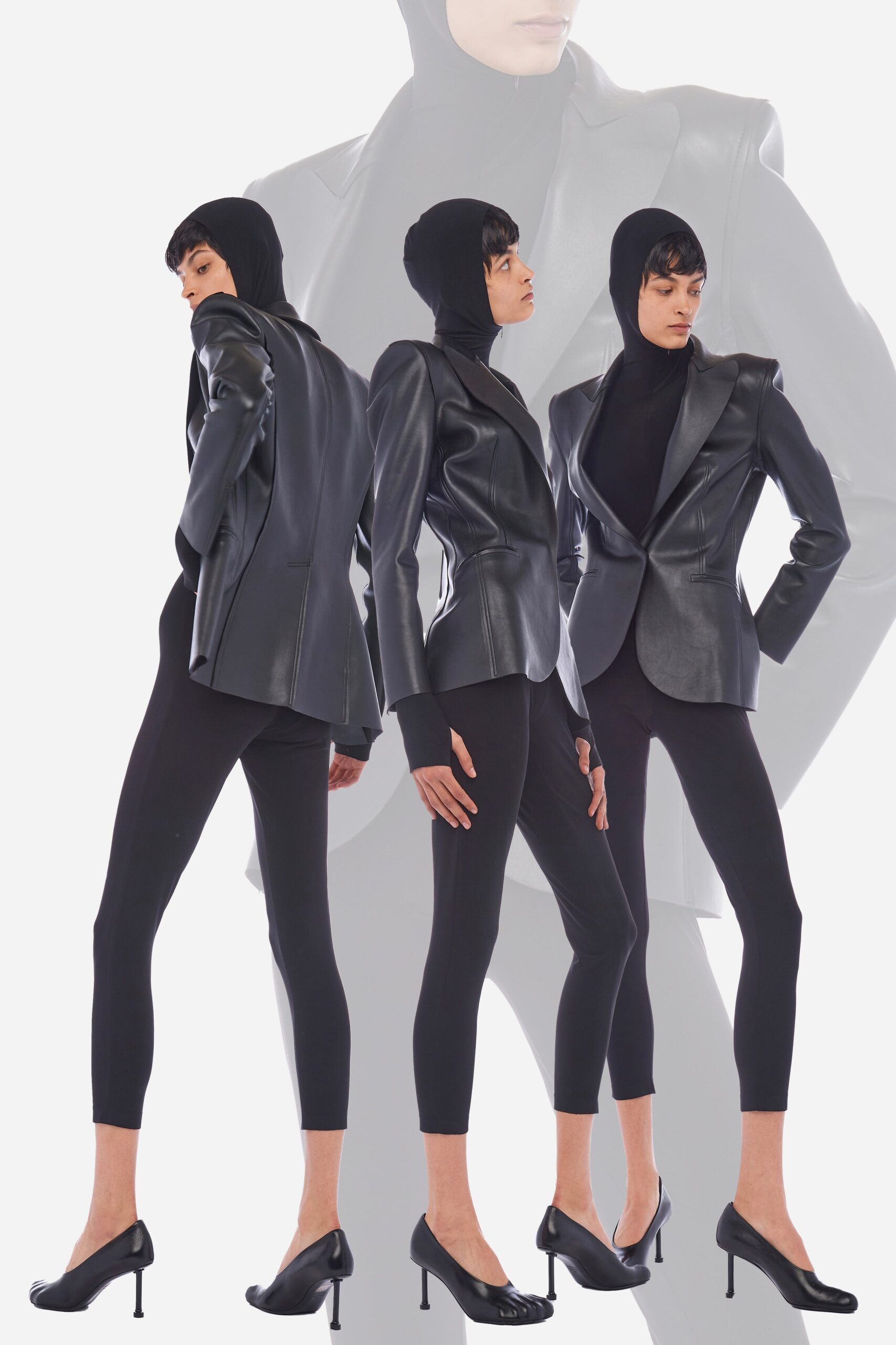 Norma Kamali F/W 23 Look 66