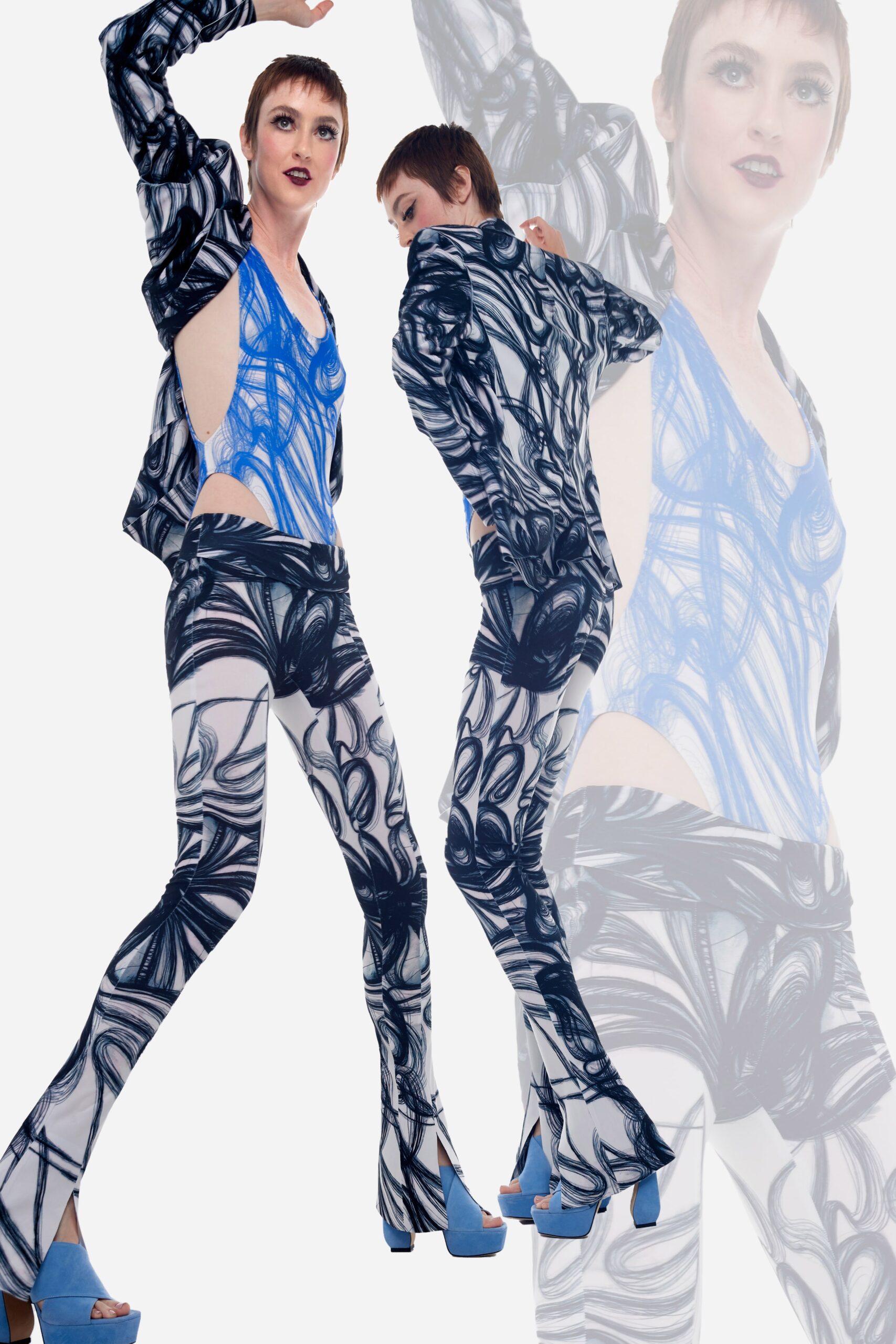 Norma Kamali S/S 22 Look 69