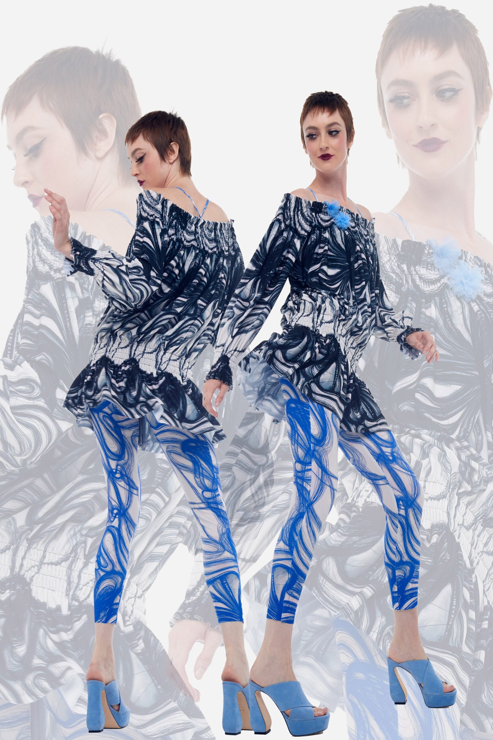 Norma Kamali S/S 22 Look 72