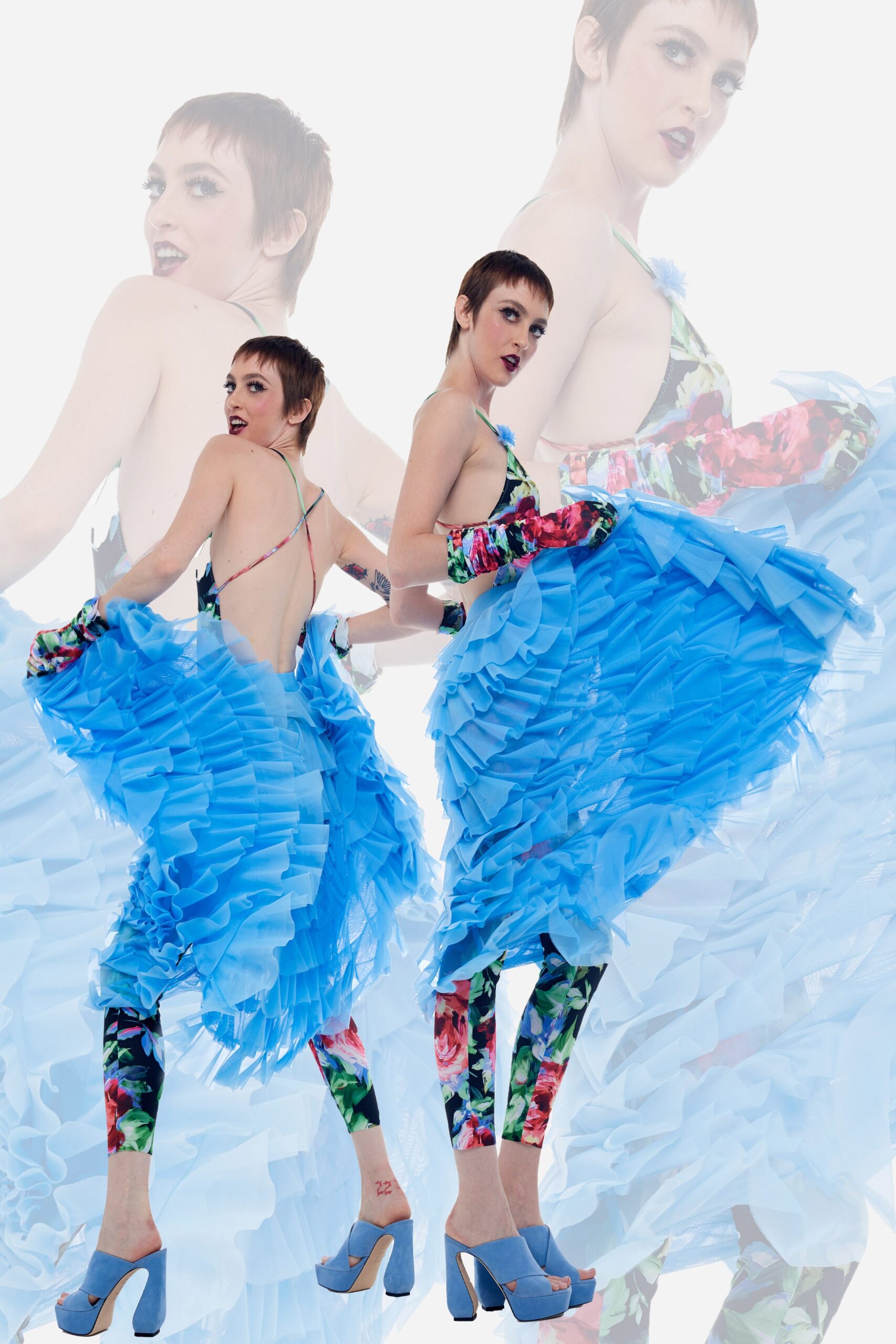 Norma Kamali S/S 22 Look 75