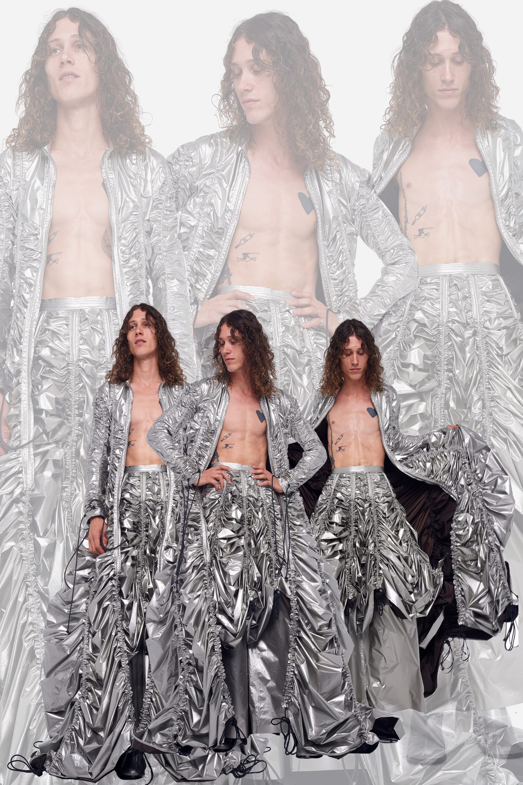 Norma Kamali S/S 20 Menswear Look 24