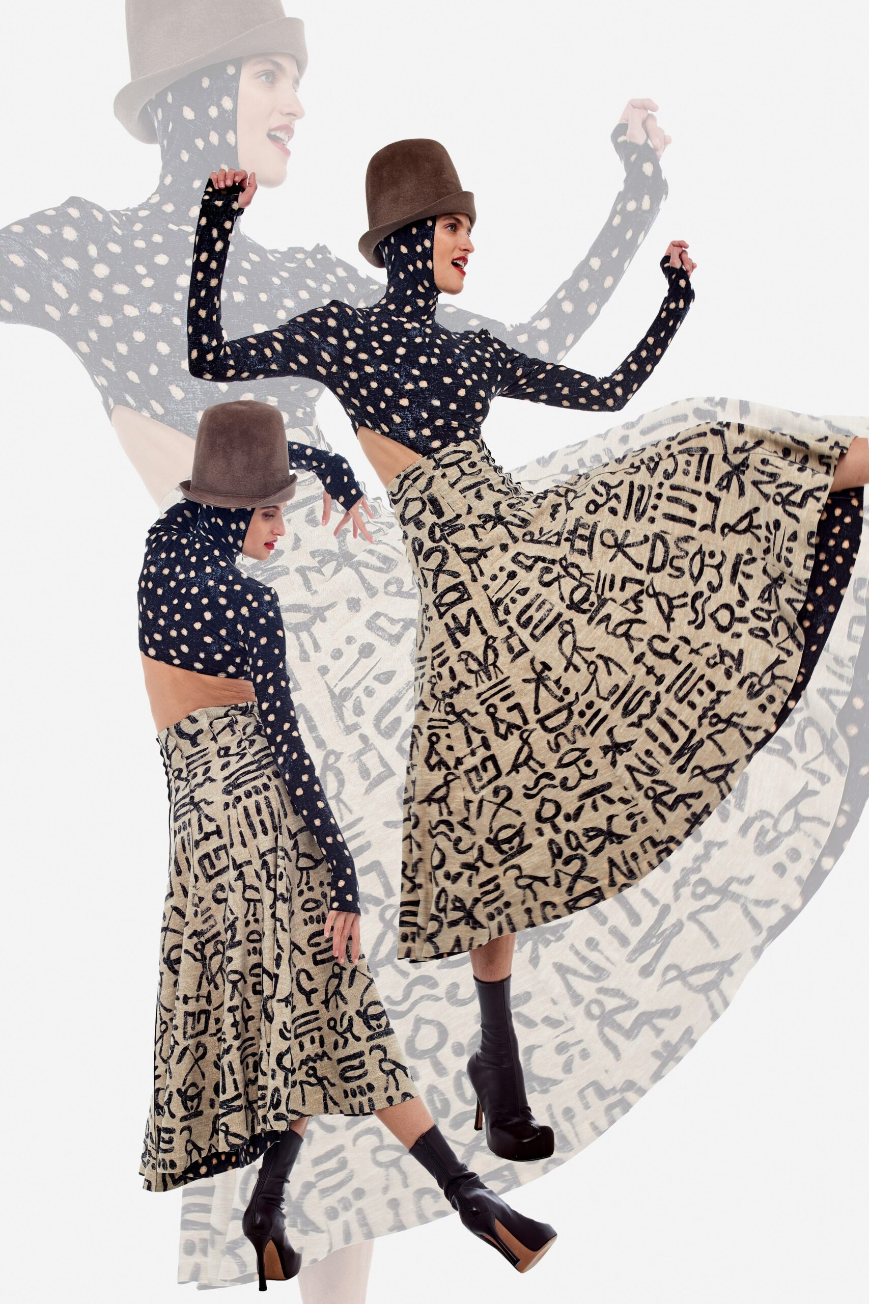 Norma Kamali F/W 22 Look 93