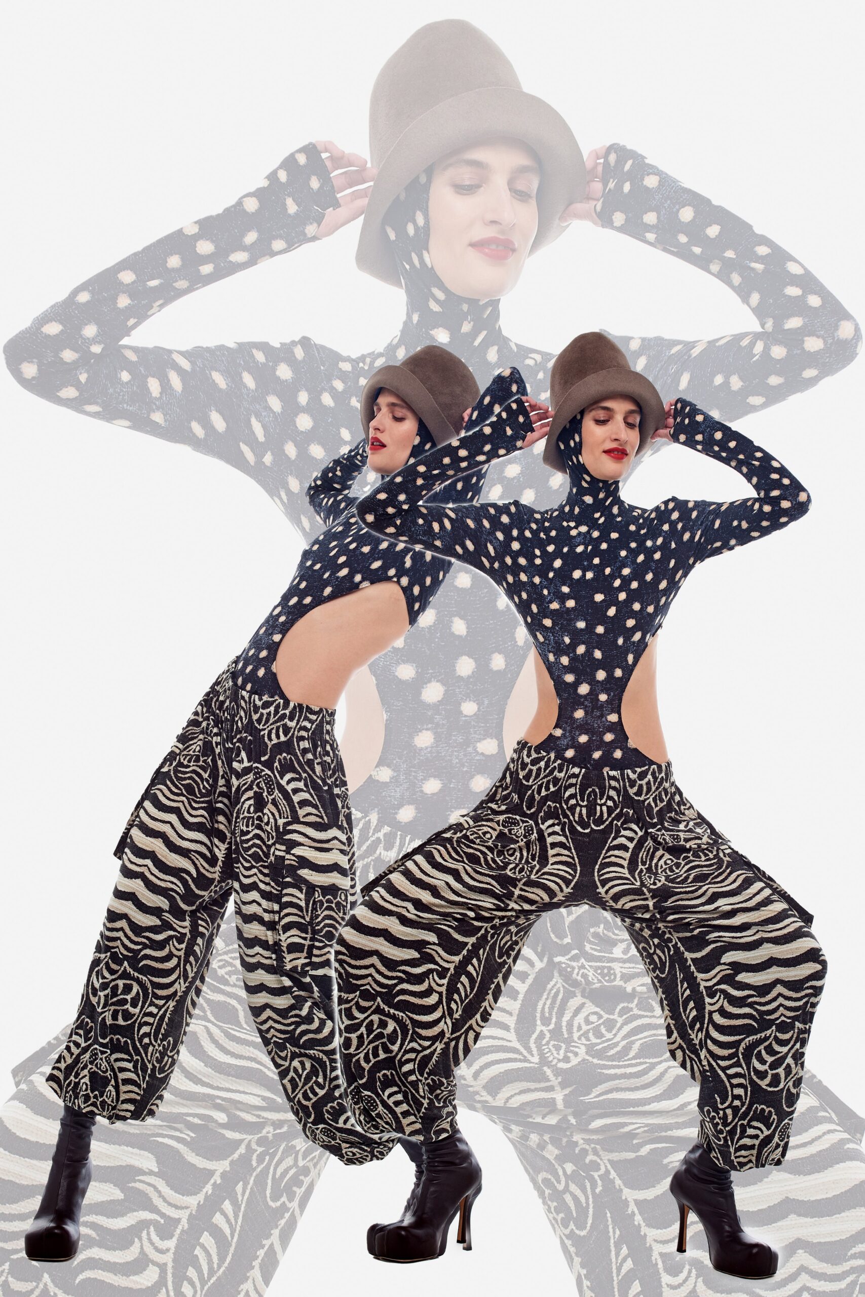 Norma Kamali F/W 22 Look 96