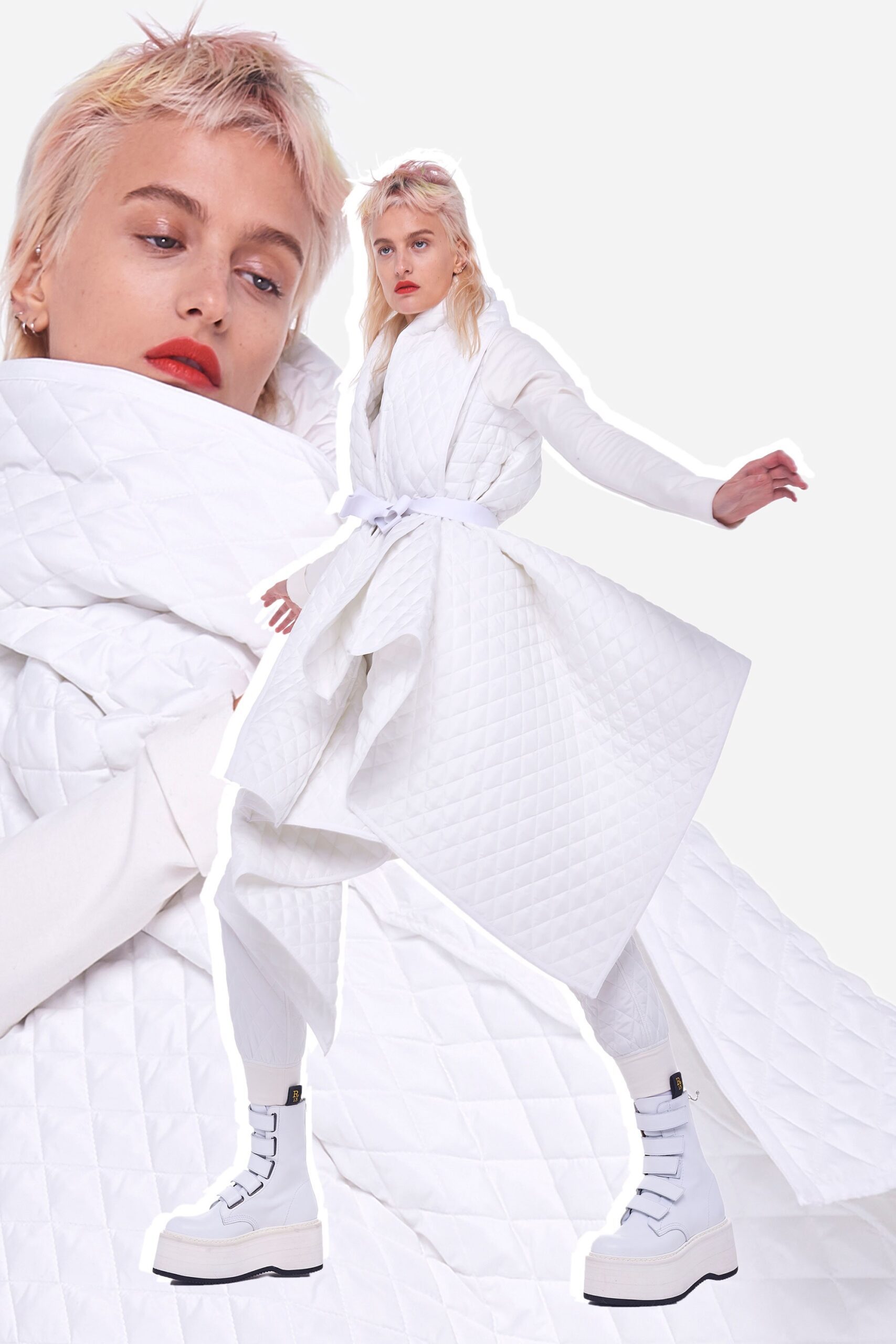 Norma Kamali F/W 18 Look 2