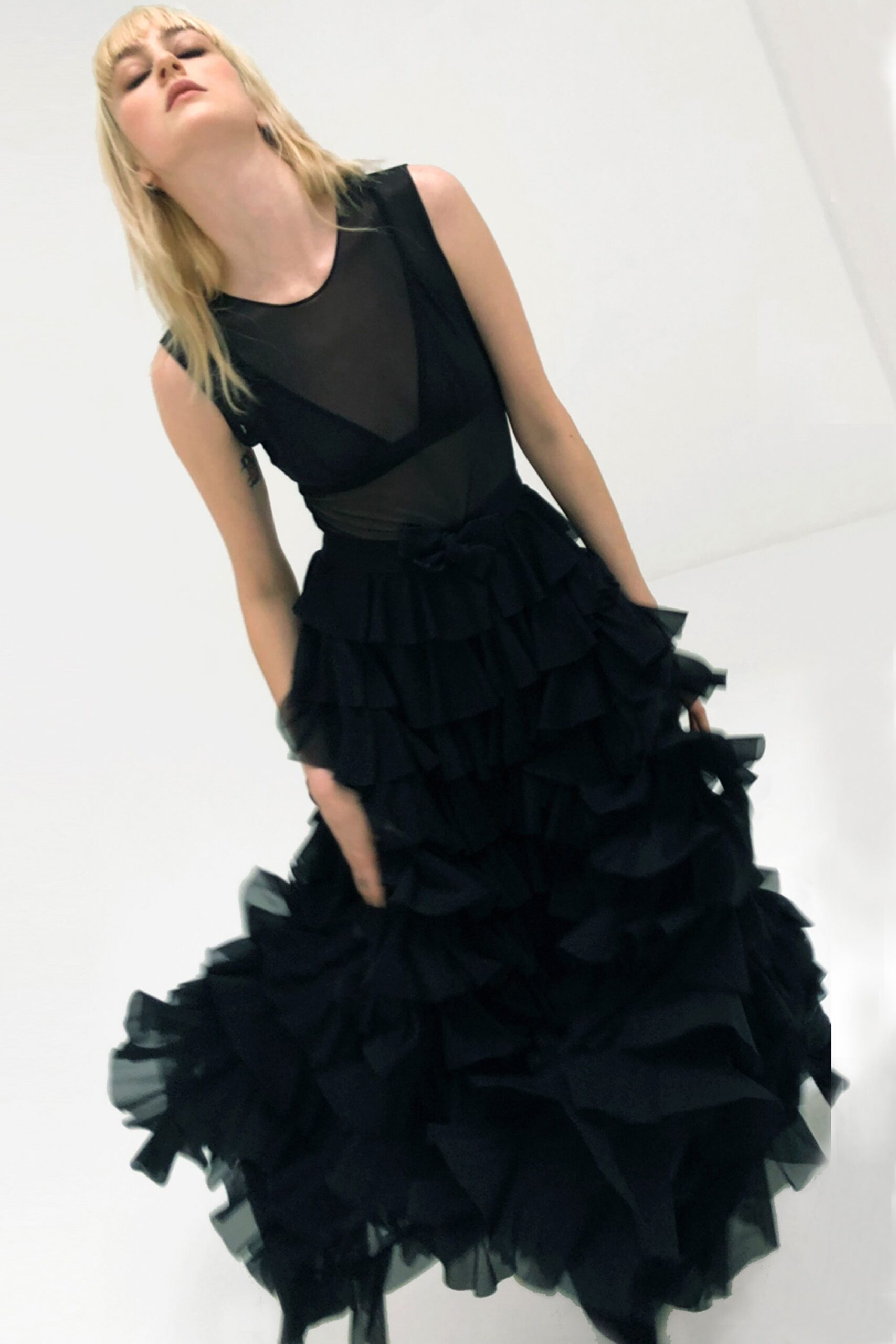 Norma Kamali F/W 18 Look 10