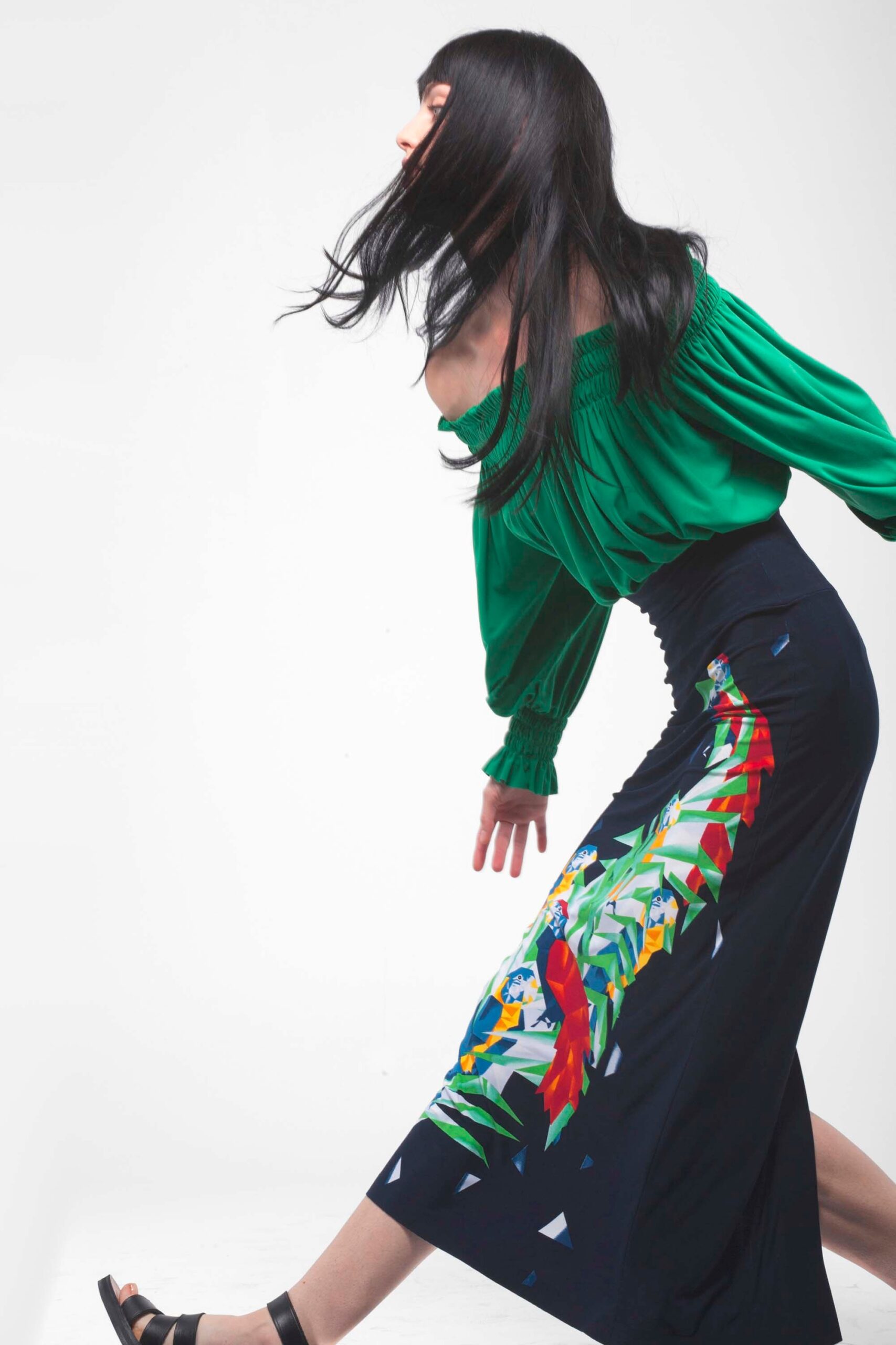 Norma Kamali S/S 17 Look 25
