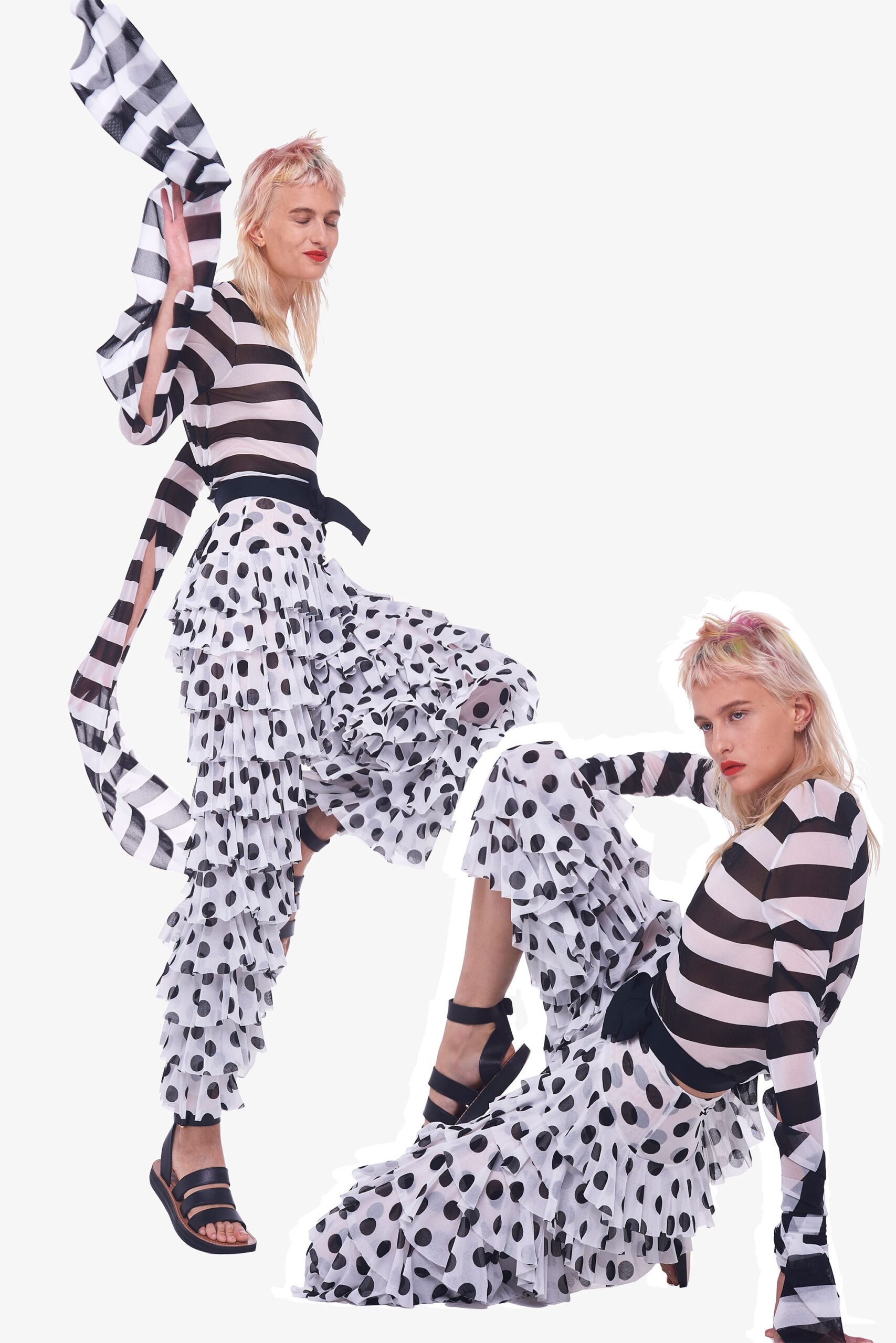 Norma Kamali F/W 18 Look 32