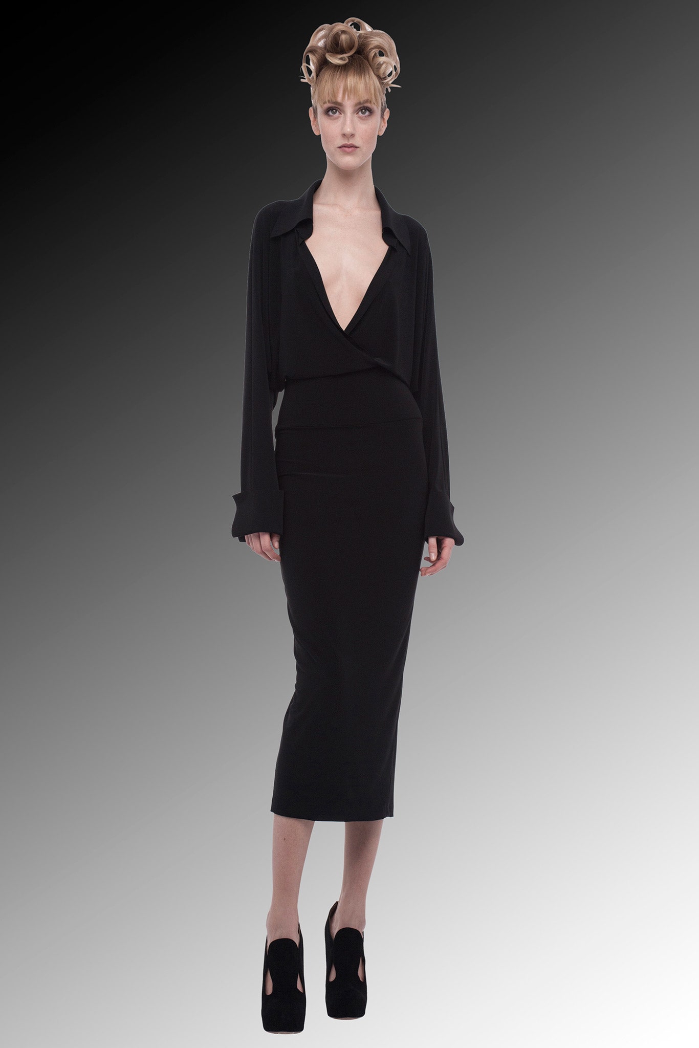 Norma Kamali F/W 15 Look 46